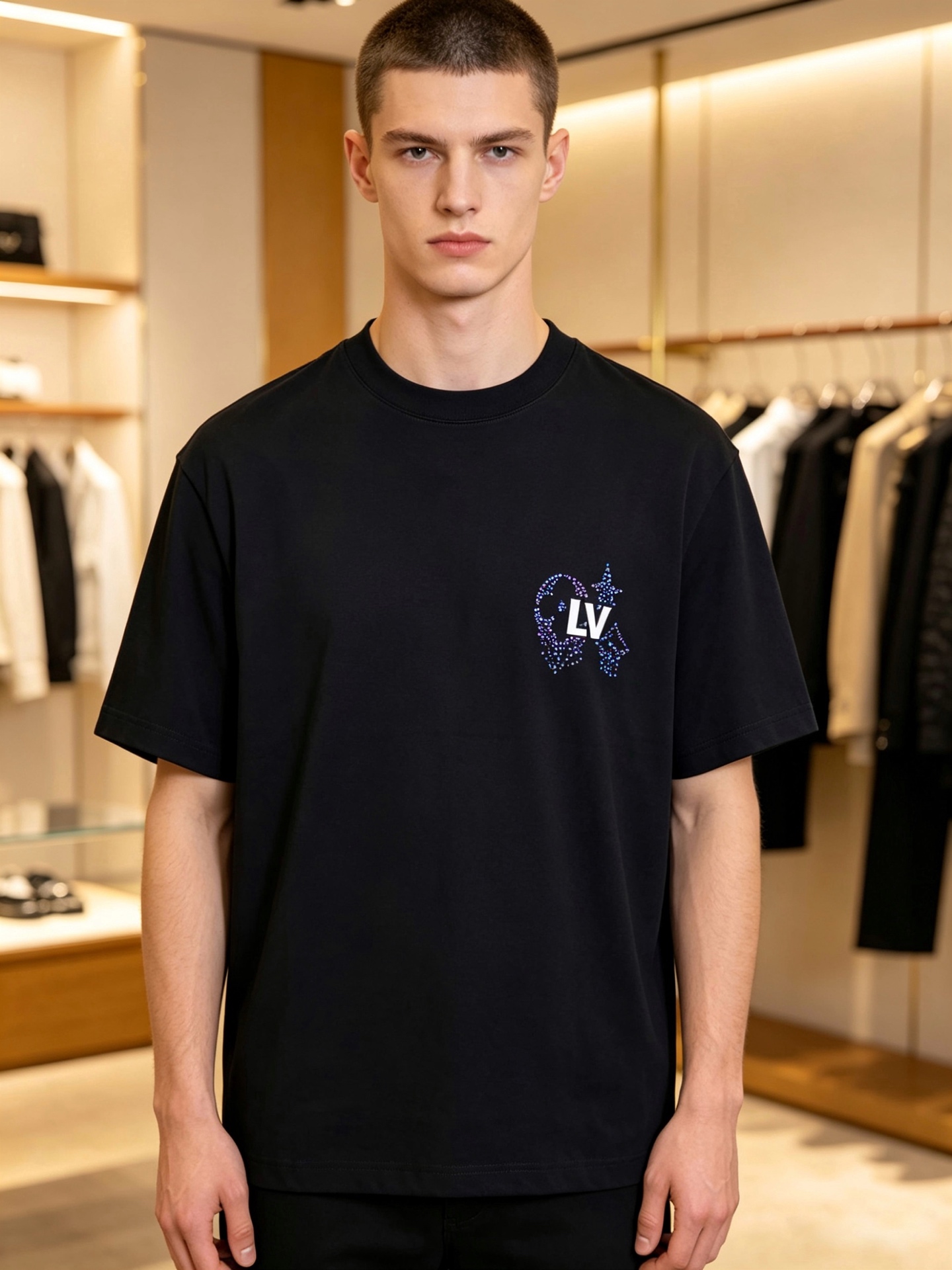 。Louis Vuitton路易威登💥独家专供新款原单男士休闲短袖 高端定制 高版本 时尚百搭爆款⚠️⚠