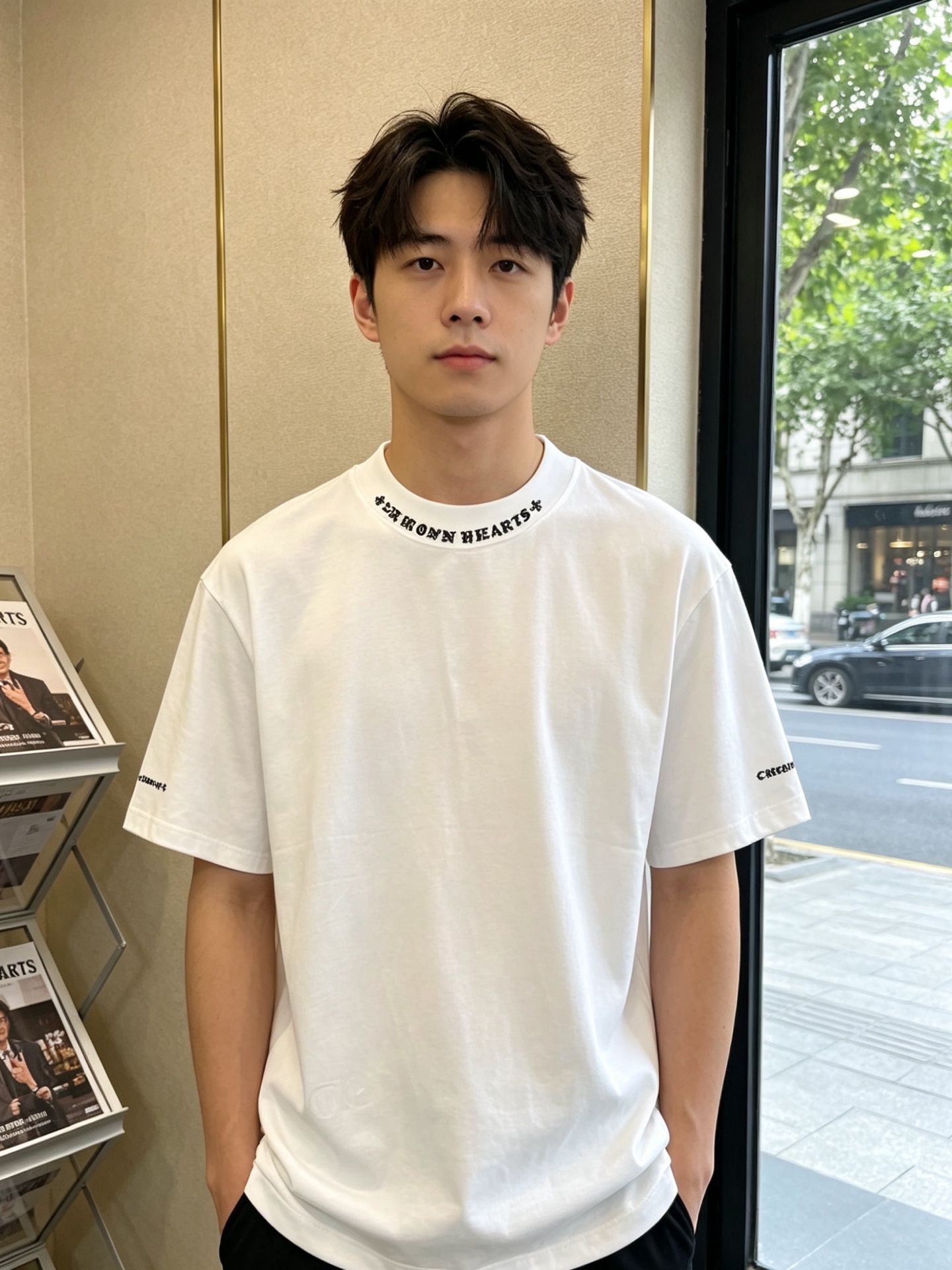 。Chrome hearts克罗心💥独家专供新款原单男士休闲短袖 高端定制 高版本 时尚百搭爆款⚠️⚠️