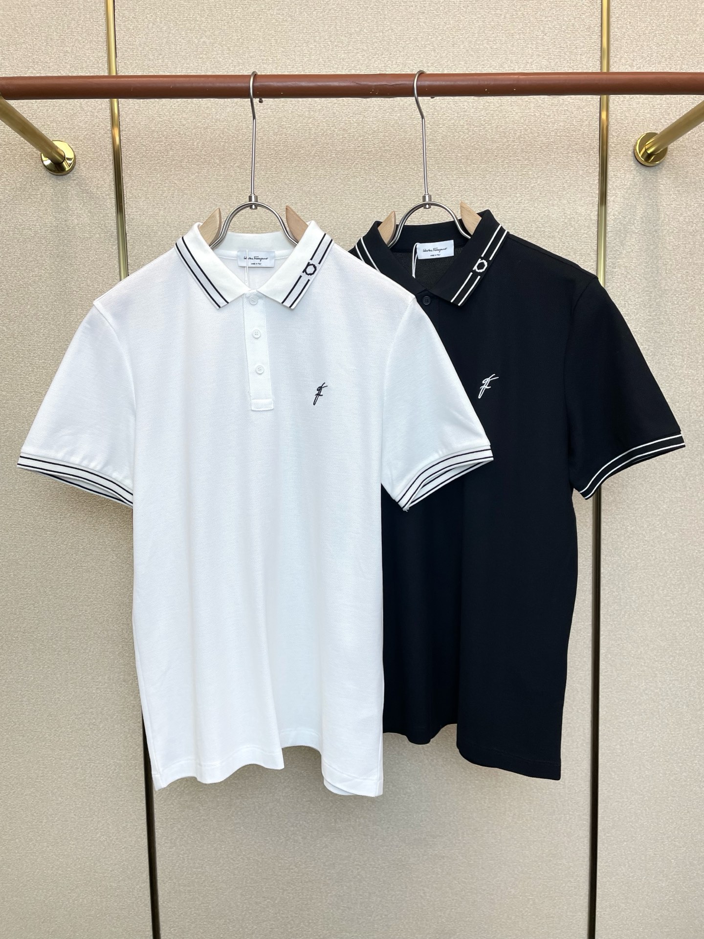 。FERRAGAMO菲拉格慕💥独家专供新款原单男士休闲短袖 高端定制 高端版本 时尚百搭爆款⚠️⚠️✨✨