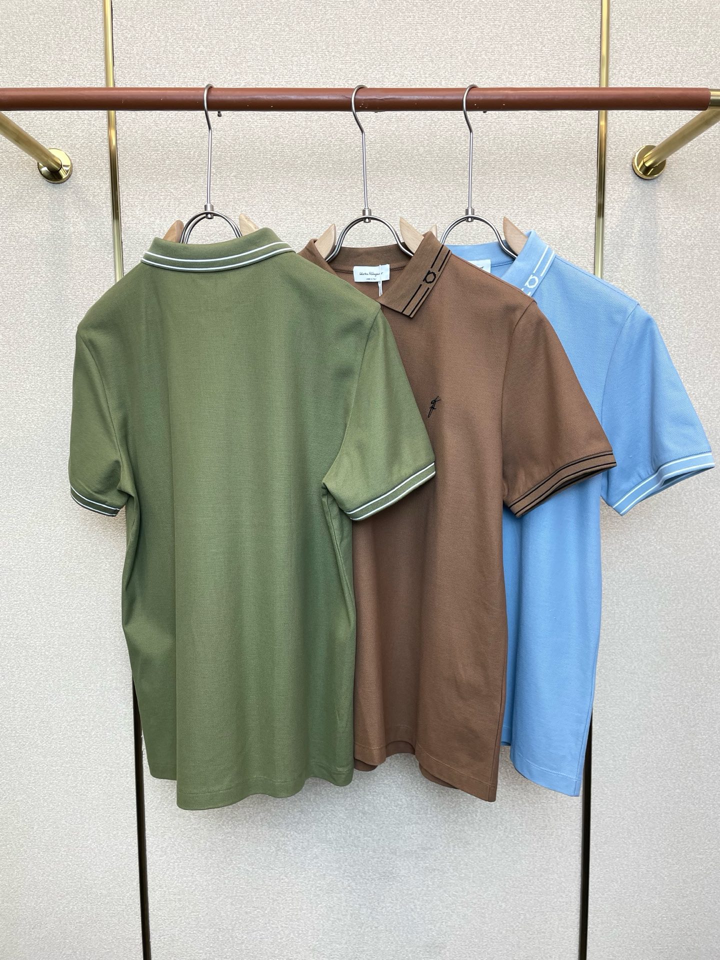 。FERRAGAMO菲拉格慕💥独家专供新款原单男士休闲短袖 高端定制 高端版本 时尚百搭爆款⚠️⚠️✨✨