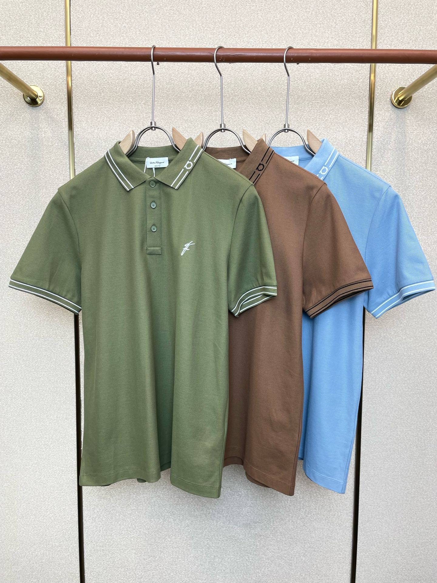 。FERRAGAMO菲拉格慕💥独家专供新款原单男士休闲短袖 高端定制 高端版本 时尚百搭爆款⚠️⚠️✨✨