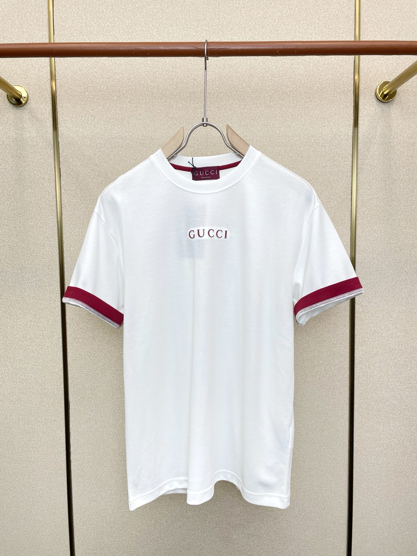 。Gucci古驰💥独家专供新款原单男士休闲短袖 高端定制 高端版本 时尚百搭爆款⚠️⚠️✨✨进口面料 手