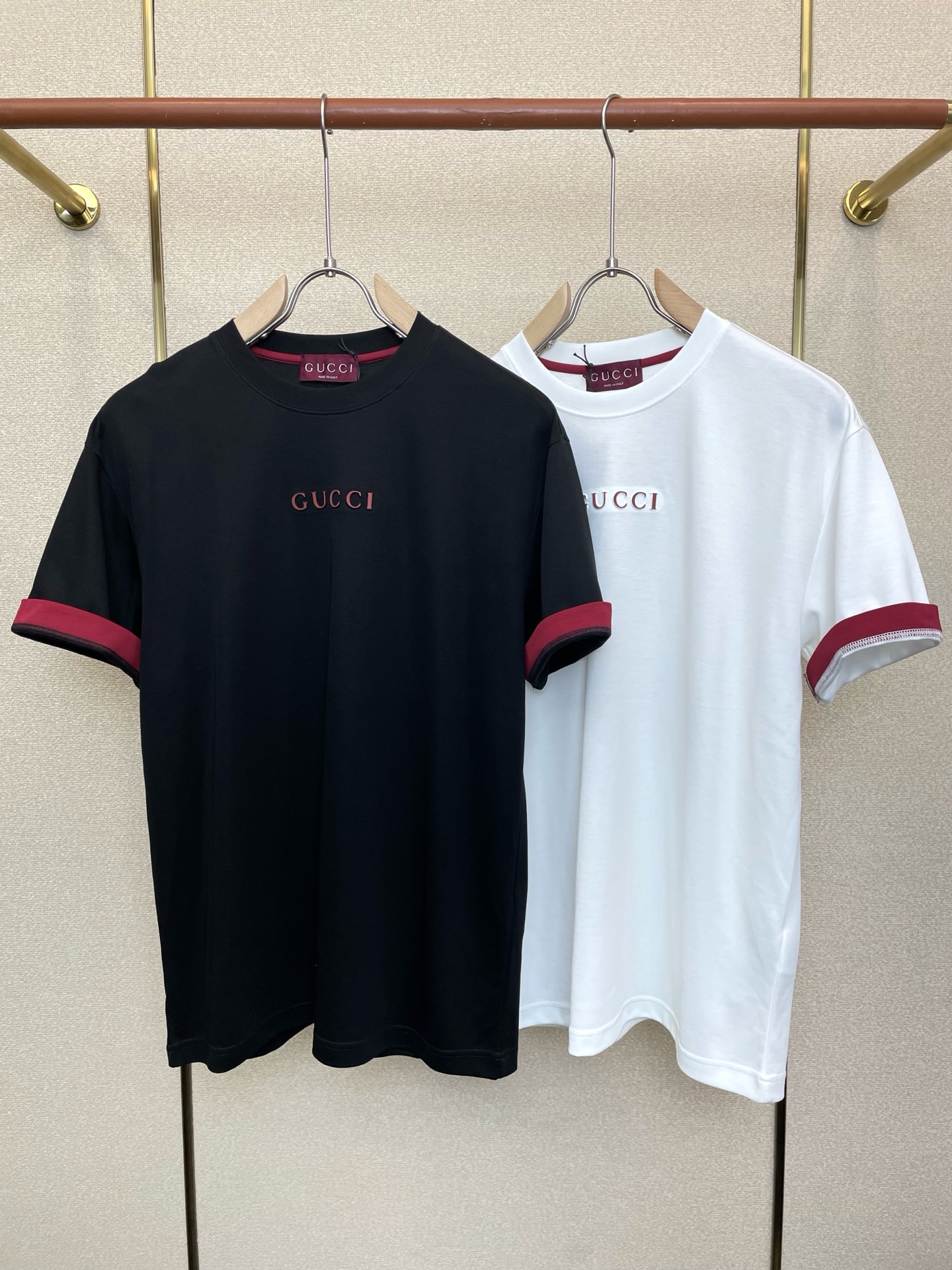 。Gucci古驰💥独家专供新款原单男士休闲短袖 高端定制 高端版本 时尚百搭爆款⚠️⚠️✨✨进口面料 手