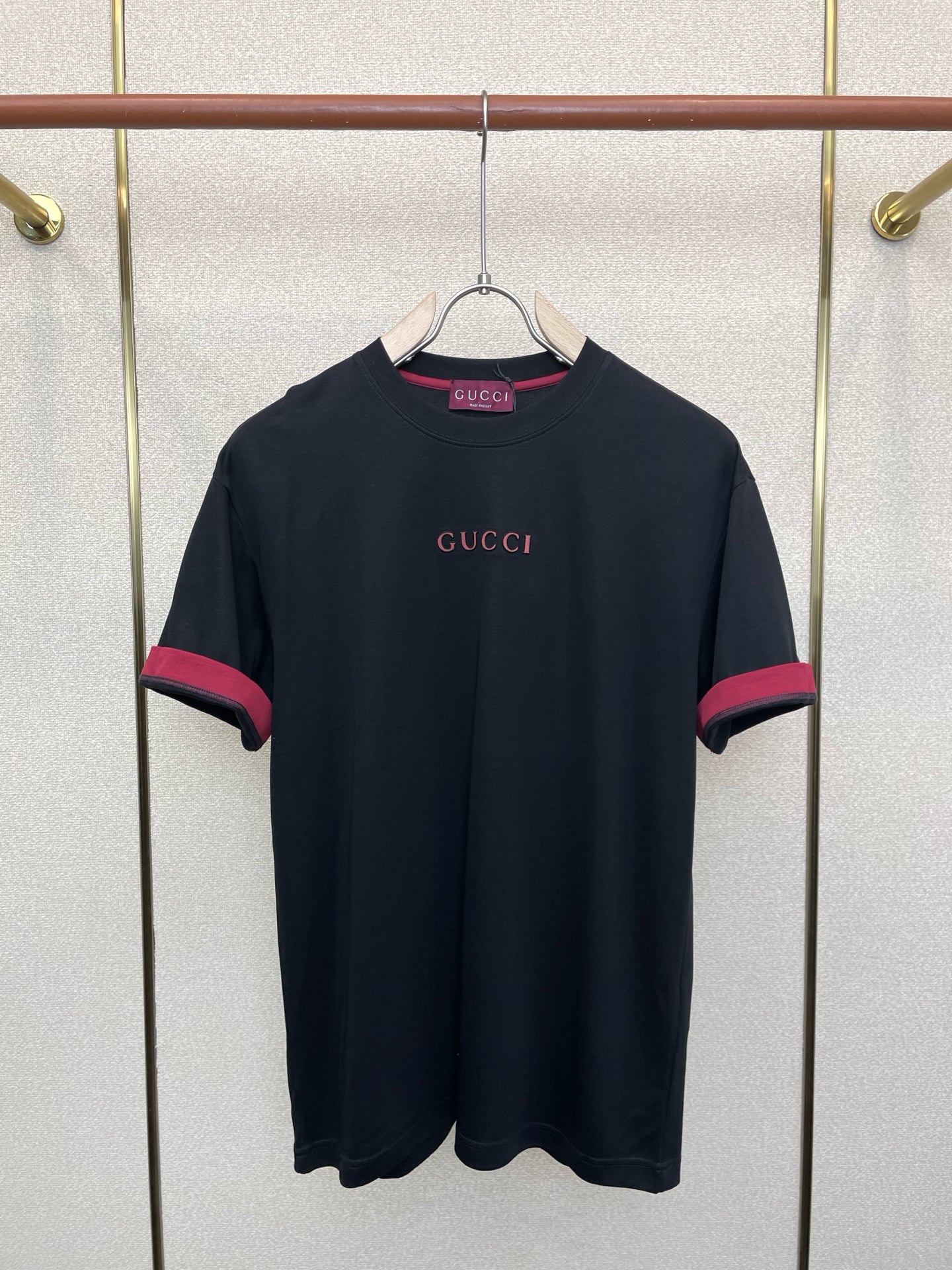 。Gucci古驰💥独家专供新款原单男士休闲短袖 高端定制 高端版本 时尚百搭爆款⚠️⚠️✨✨进口面料 手