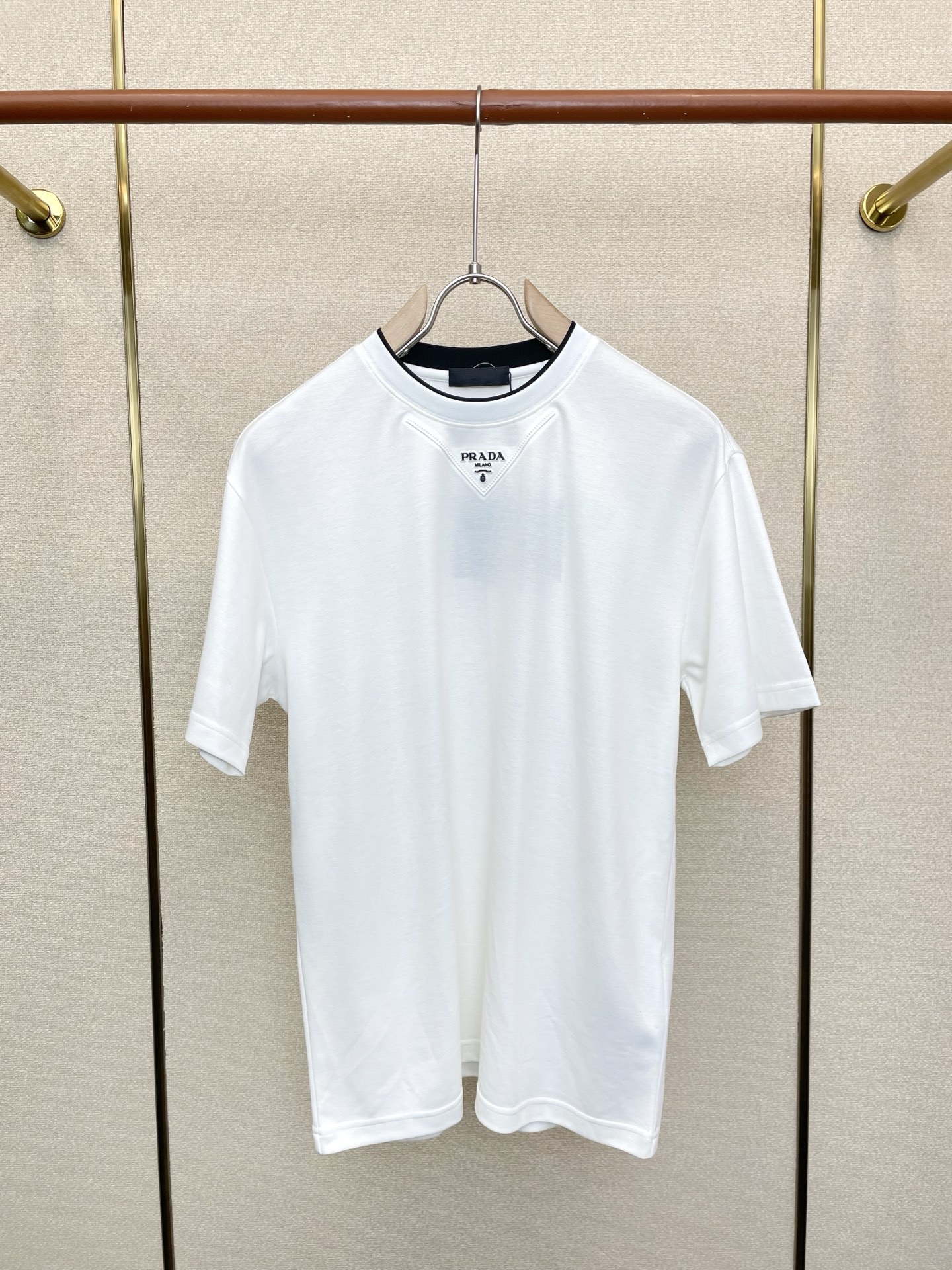 。Prada普拉达💥独家专供新款原单男士休闲短袖 高端定制 高端版本 时尚百搭爆款⚠️⚠️✨✨进口面料 