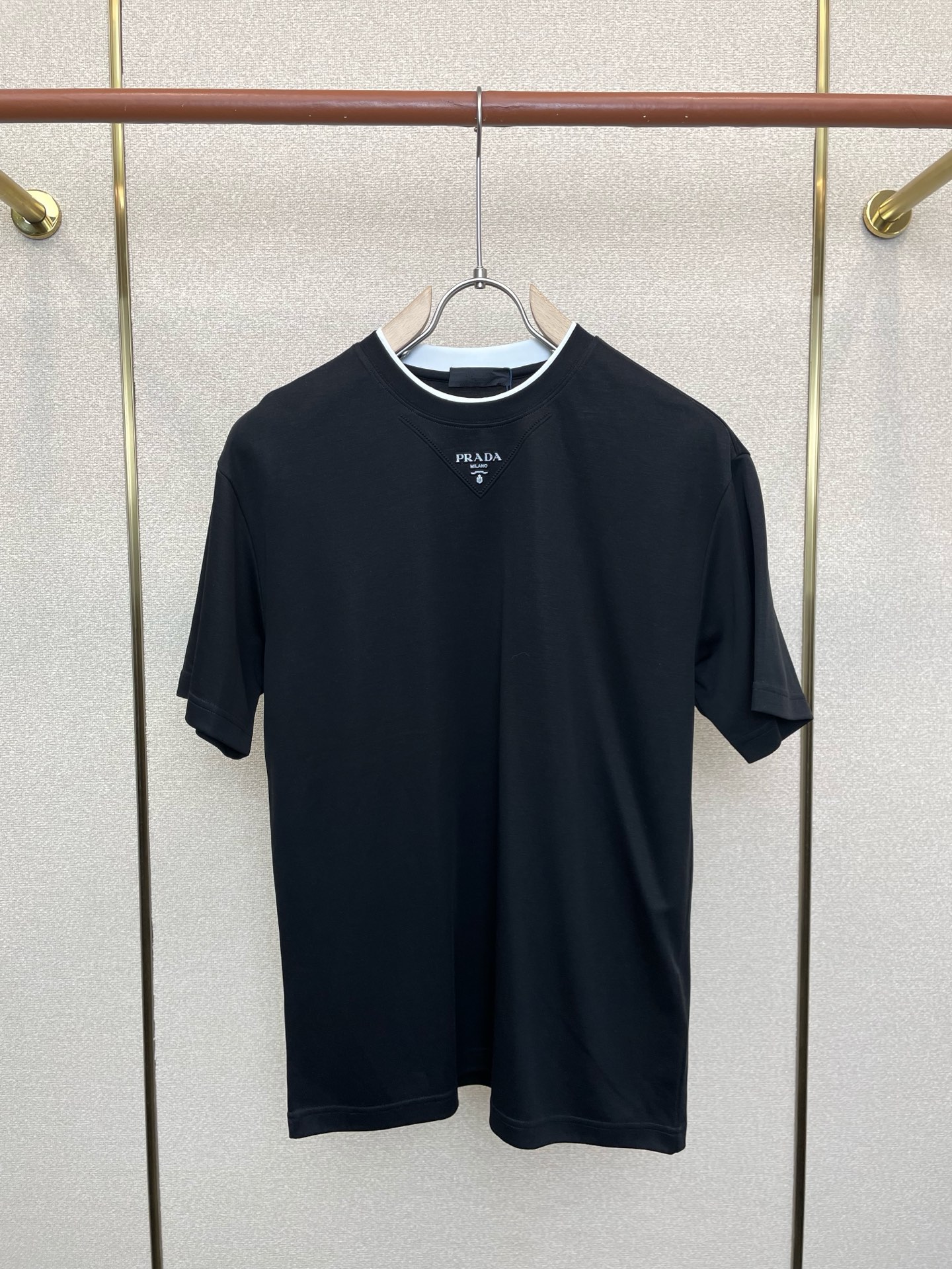 。Prada普拉达💥独家专供新款原单男士休闲短袖 高端定制 高端版本 时尚百搭爆款⚠️⚠️✨✨进口面料 
