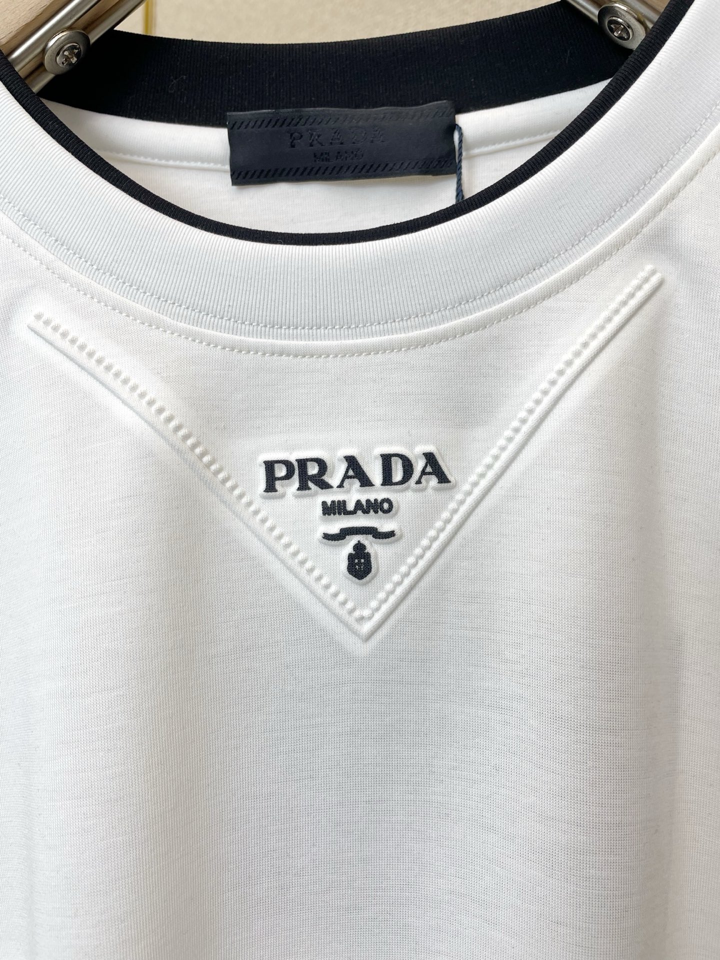。Prada普拉达💥独家专供新款原单男士休闲短袖 高端定制 高端版本 时尚百搭爆款⚠️⚠️✨✨进口面料 