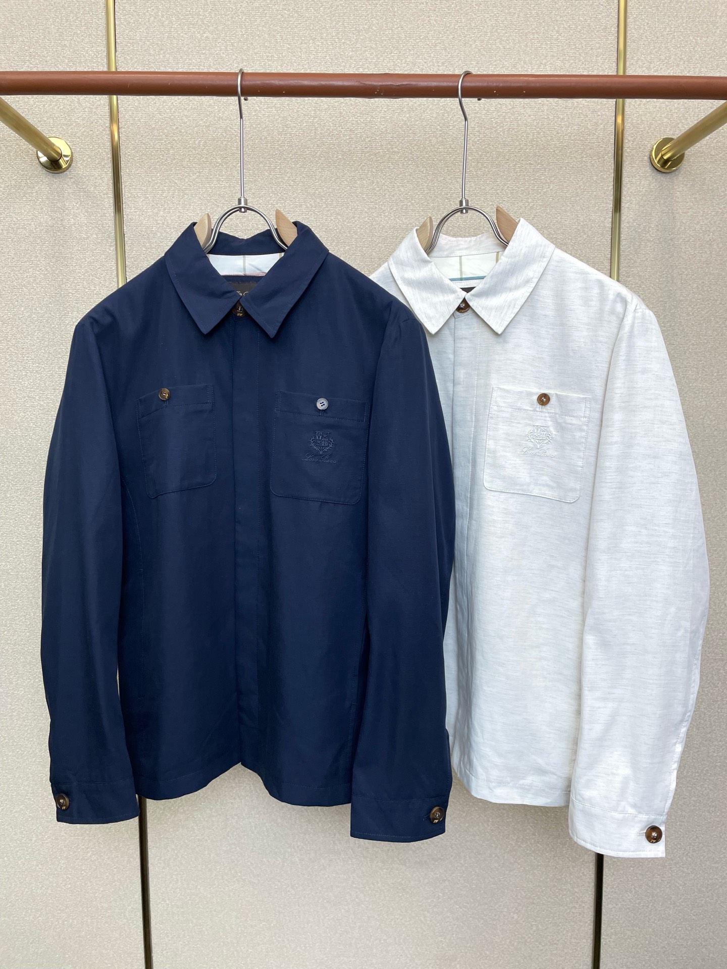 。Loro Piana-Loro Piana诺悠翩雅💥独家专供新款原单男士休闲翻领夹克外套 高端定制 高