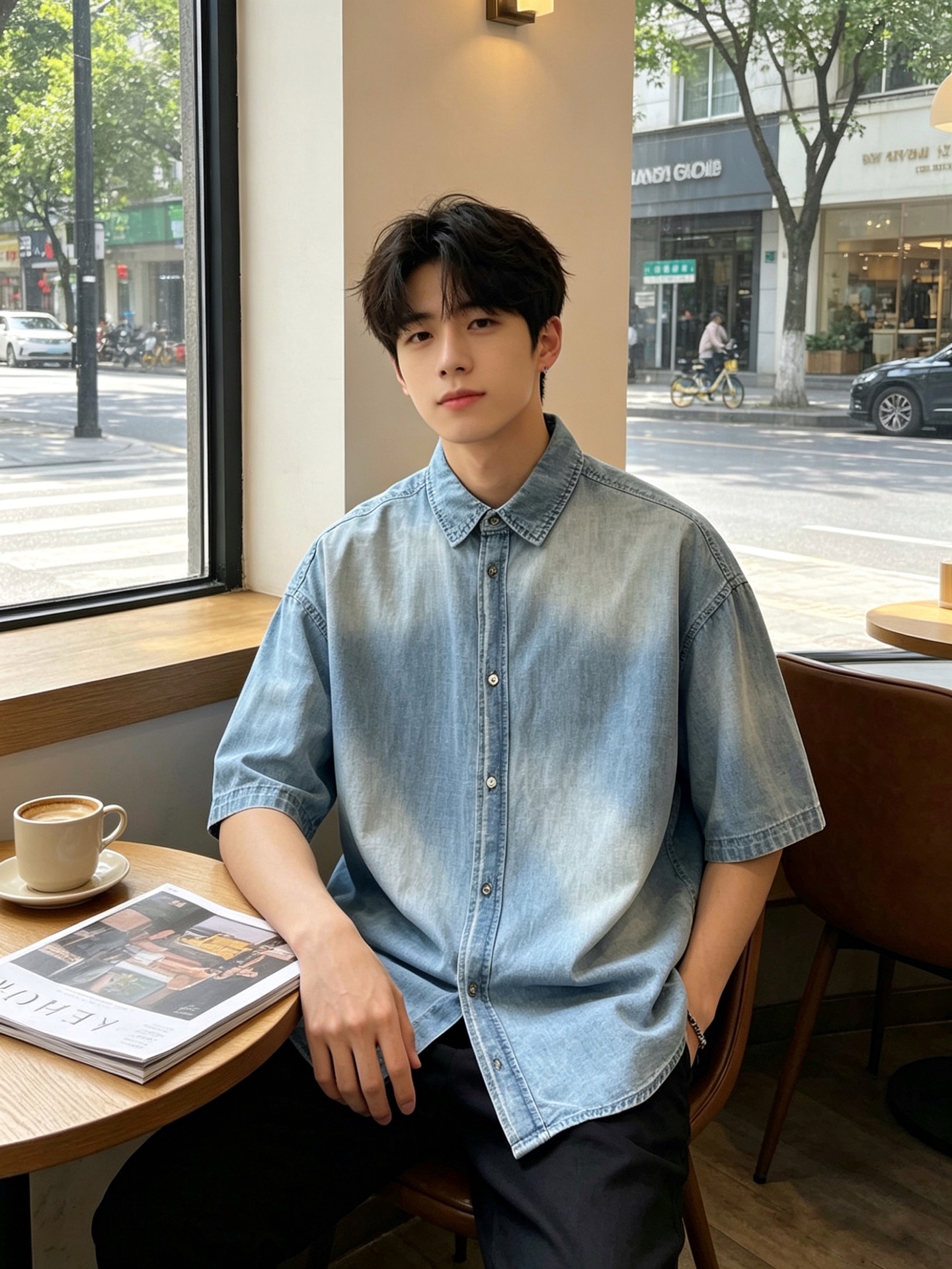 。Acne Studios💥独家专供新款原单男士休闲短袖开衫 高端定制 高端版本 时尚百搭爆款⚠️⚠️✨