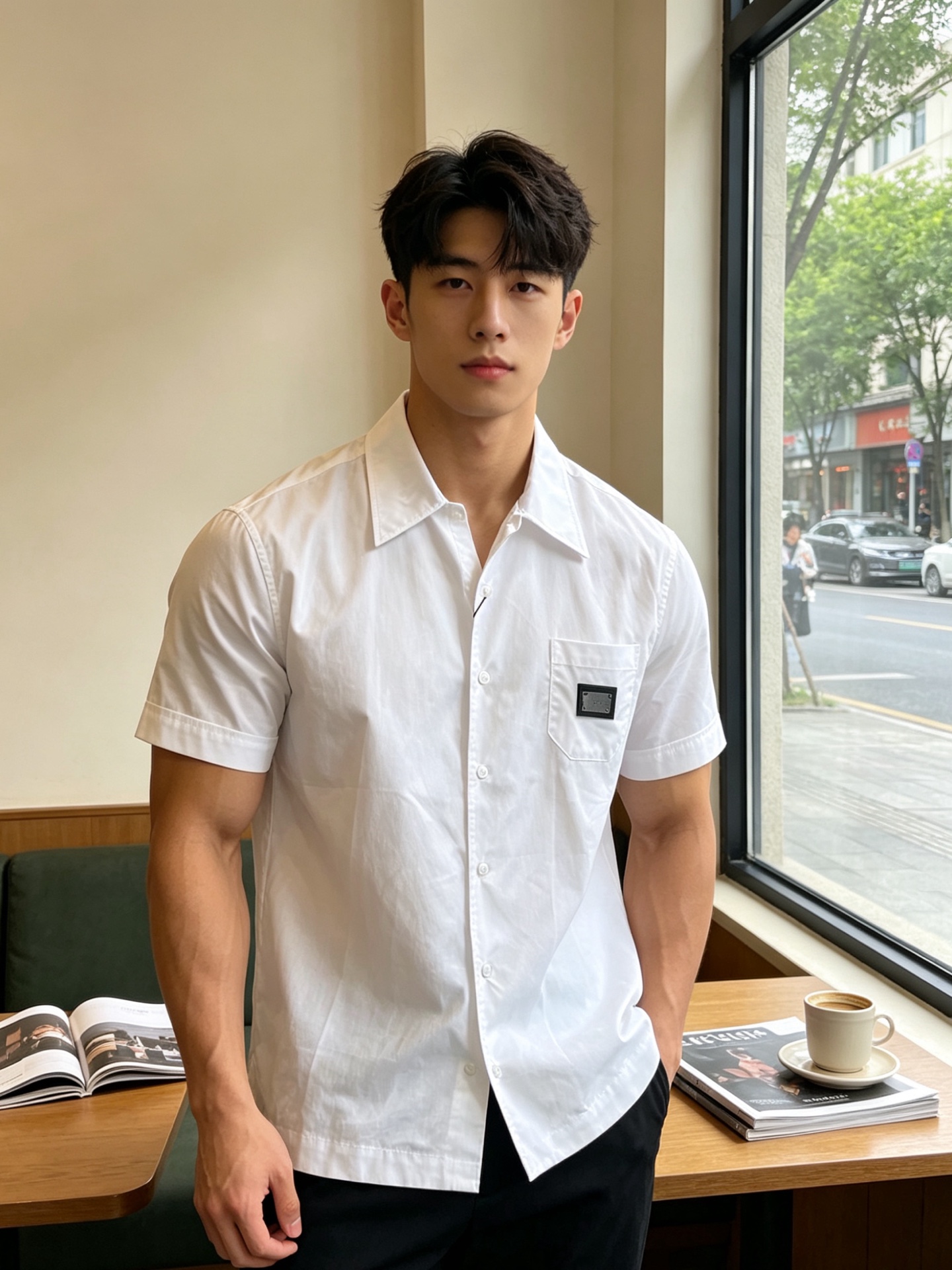 。Dolce&Gabbana杜嘉班纳💥独家专供新款原单男士休闲短袖开衫 高端定制 高端版本 时尚百搭爆款