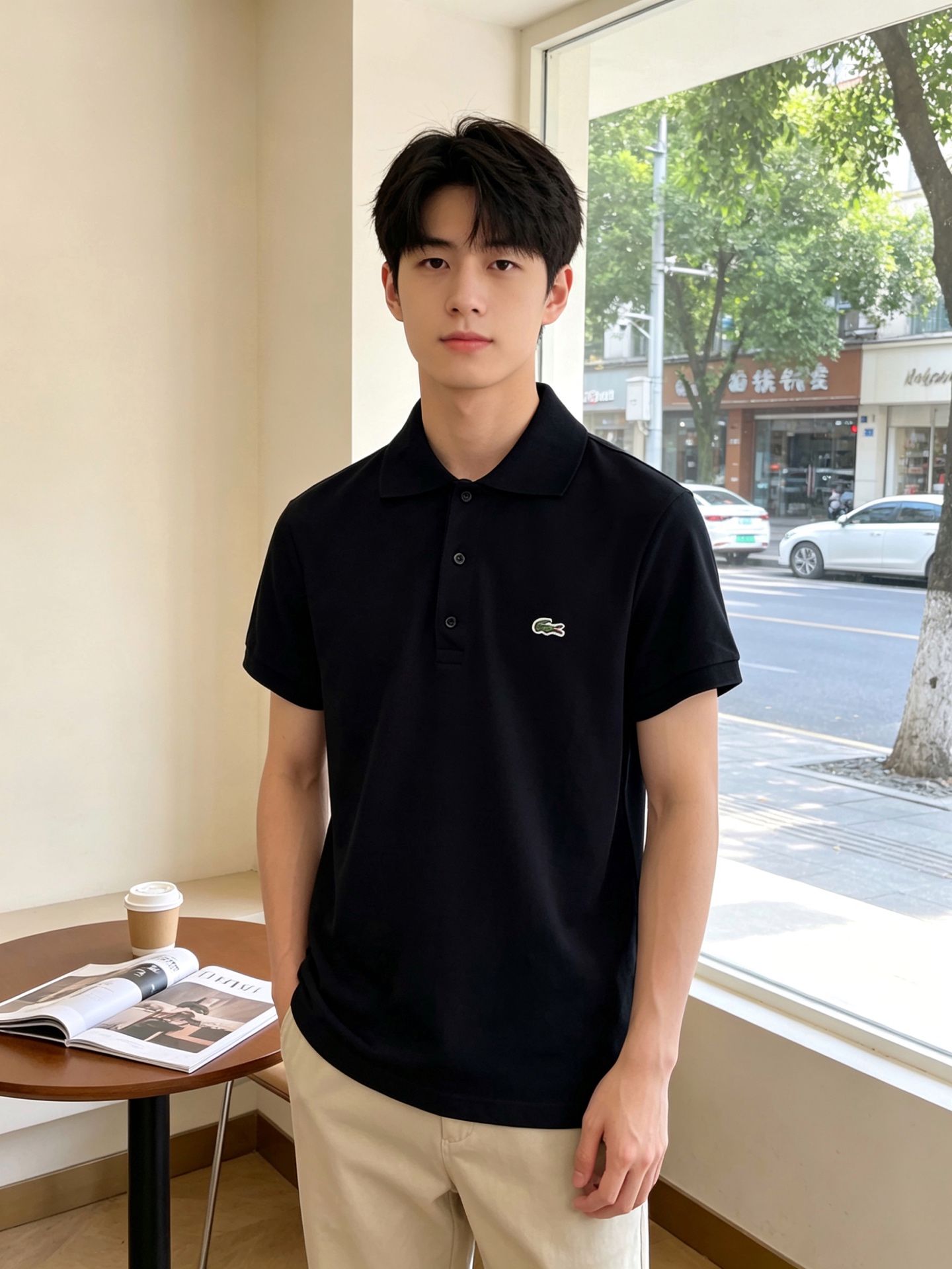 。LACOSTE鳄鱼💥独家专供新款原单男士休闲短袖开衫 高端定制 高端版本 时尚百搭爆款⚠️⚠️✨✨进口