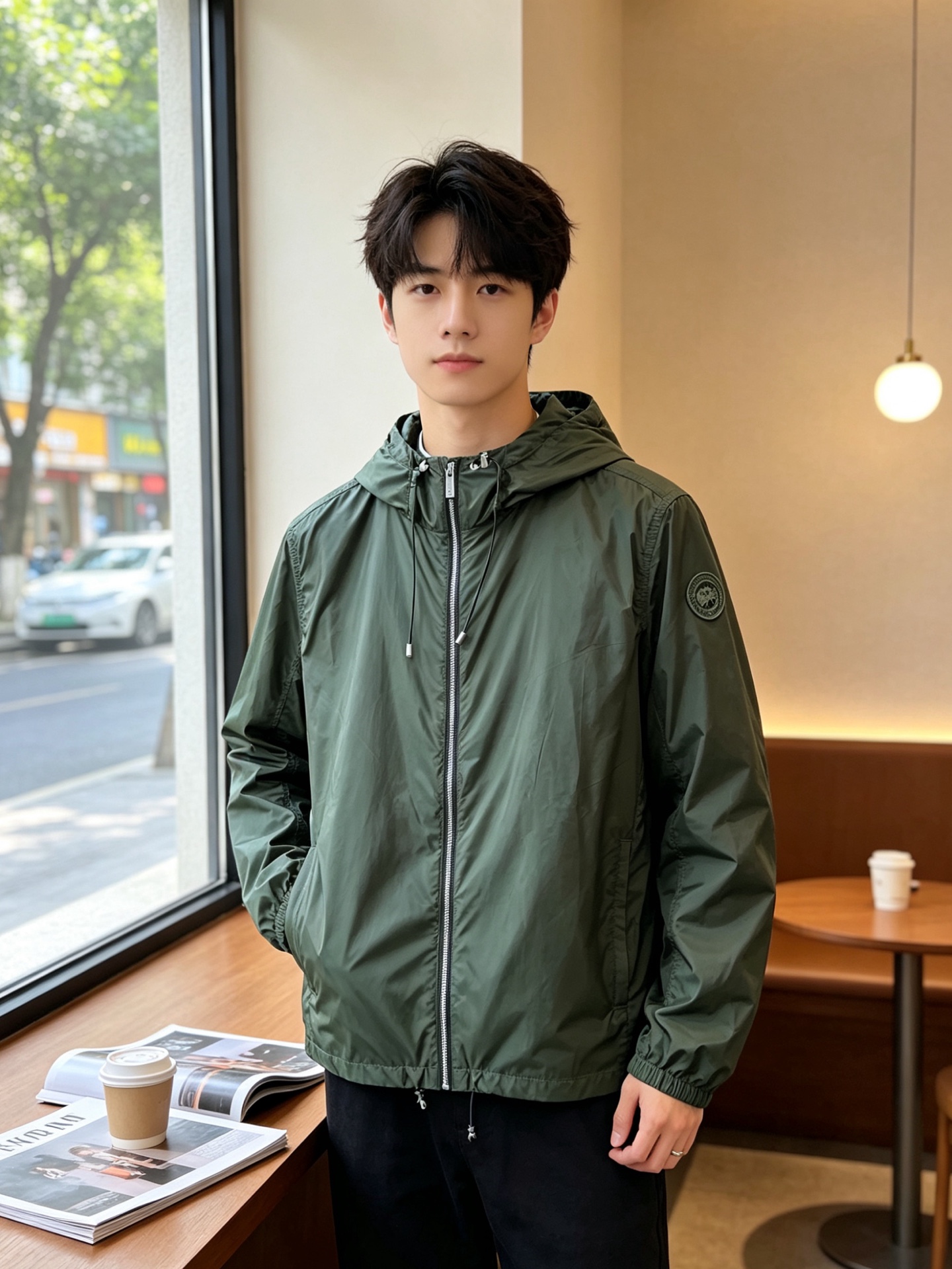 。Canada Goose💥独家专供新款原单男士休闲连帽夹克 高端定制 高端版本 时尚百搭爆款⚠️⚠️✨