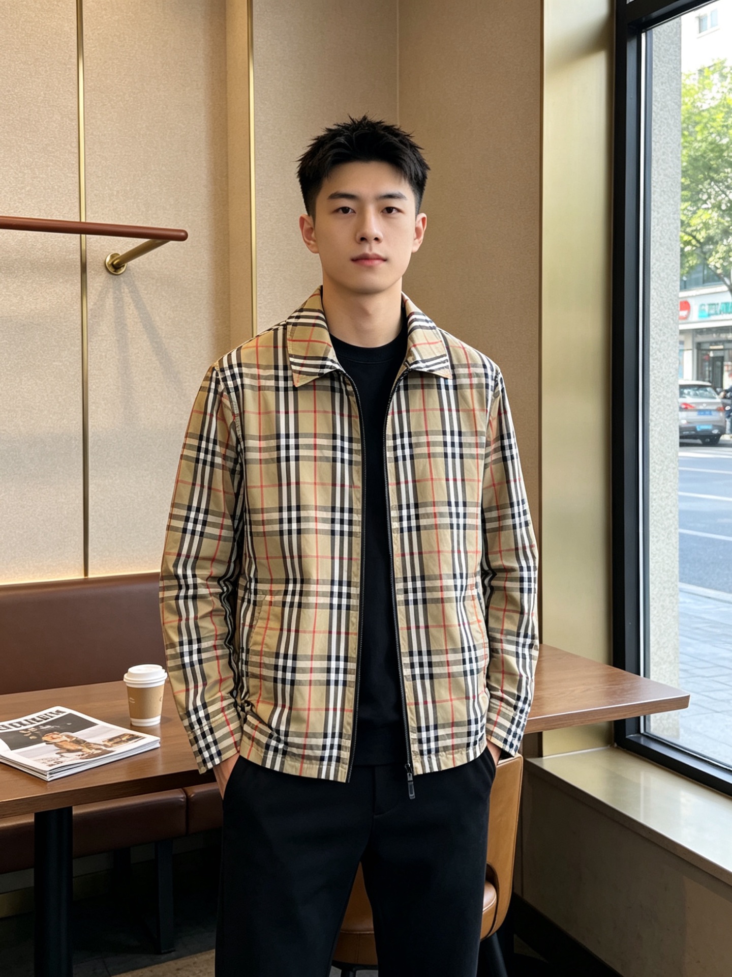 。Burberry巴宝莉💥独家专供新款原单男士休闲夹克 双面穿夹克 高端定制 高端版本 时尚百搭爆款⚠️