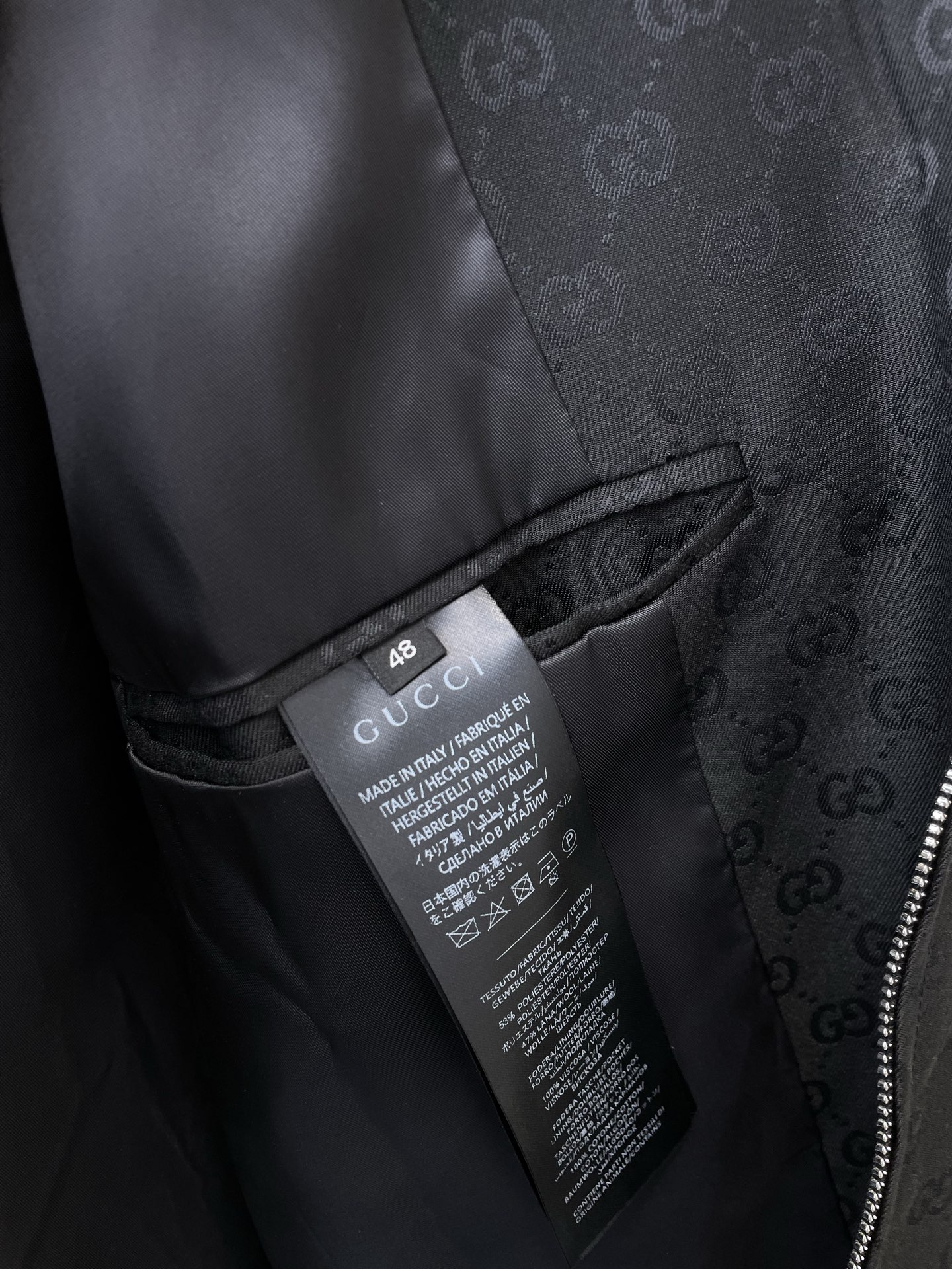 。Gucci古驰💥独家专供新款原单男士休闲翻领夹克 高端定制 高端版本 时尚百搭爆款⚠️⚠️✨✨进口面料