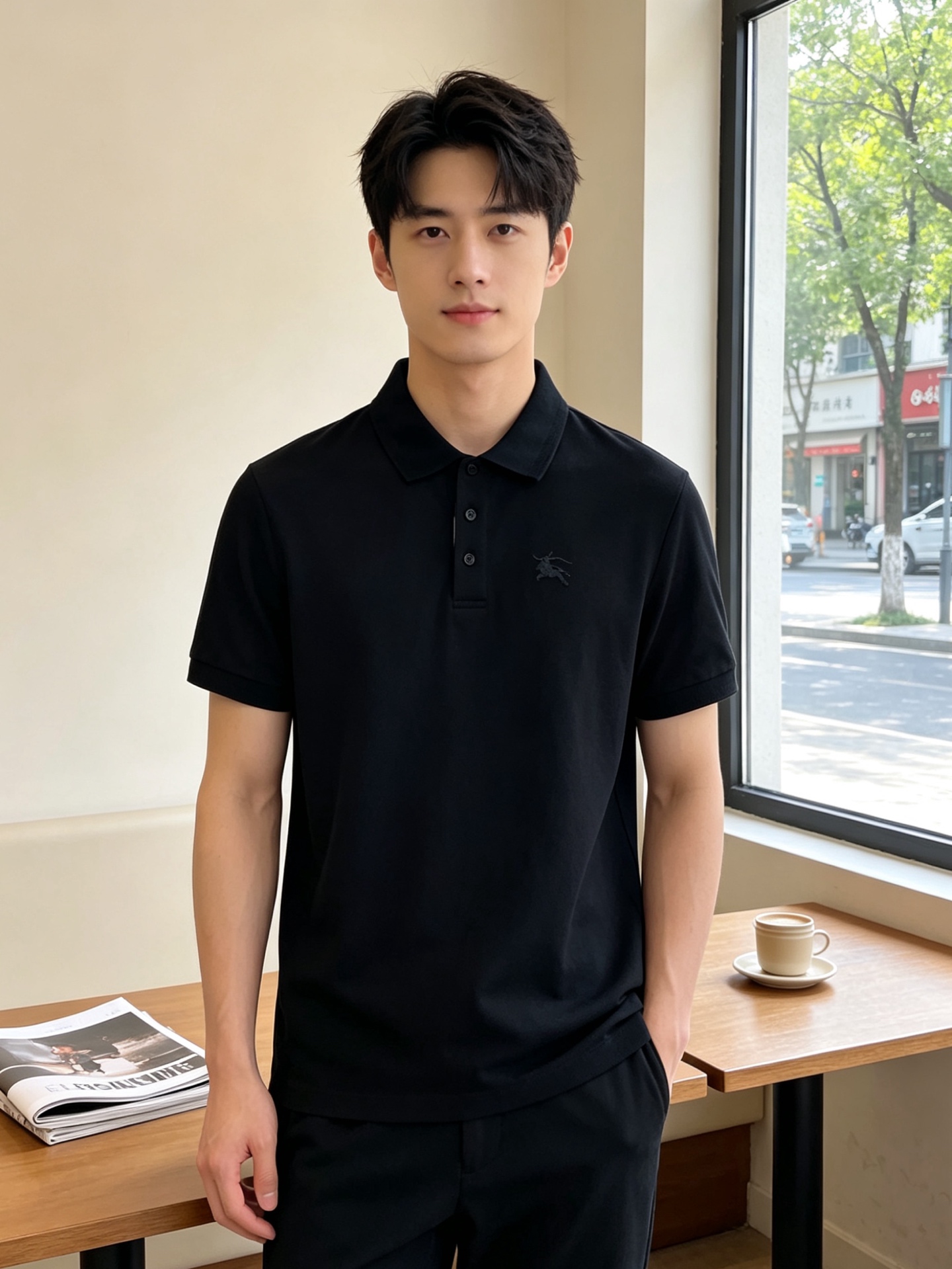 。Burberry巴宝莉💥独家专供新款原单男士休闲短袖 高端定制 高端版本 时尚百搭爆款⚠️⚠️✨✨进口