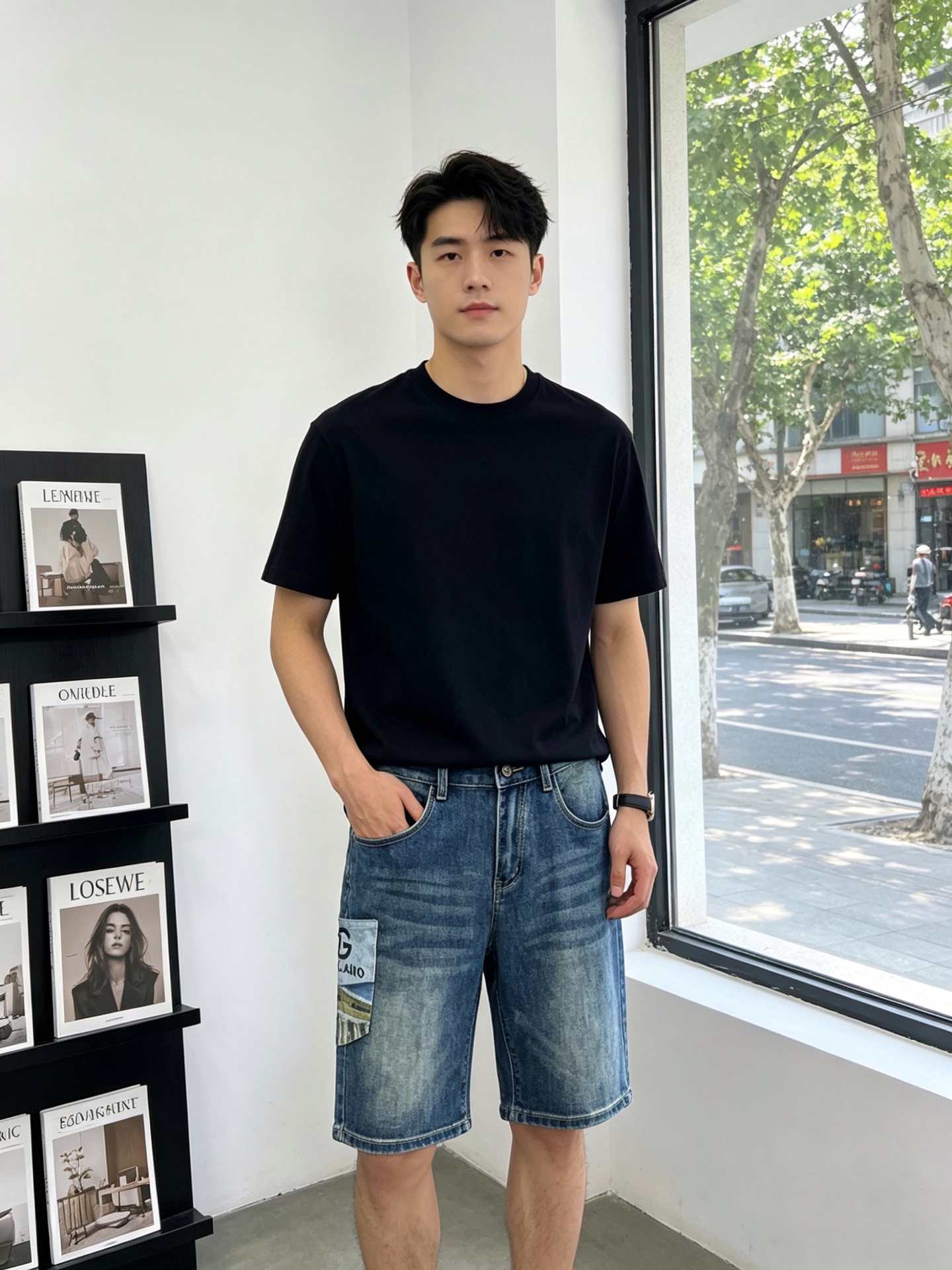 。Dolce&Gabbana杜嘉班纳💥独家专供新款休闲牛仔短裤🩳 高端版本！专柜定制面料 透气舒适度高，