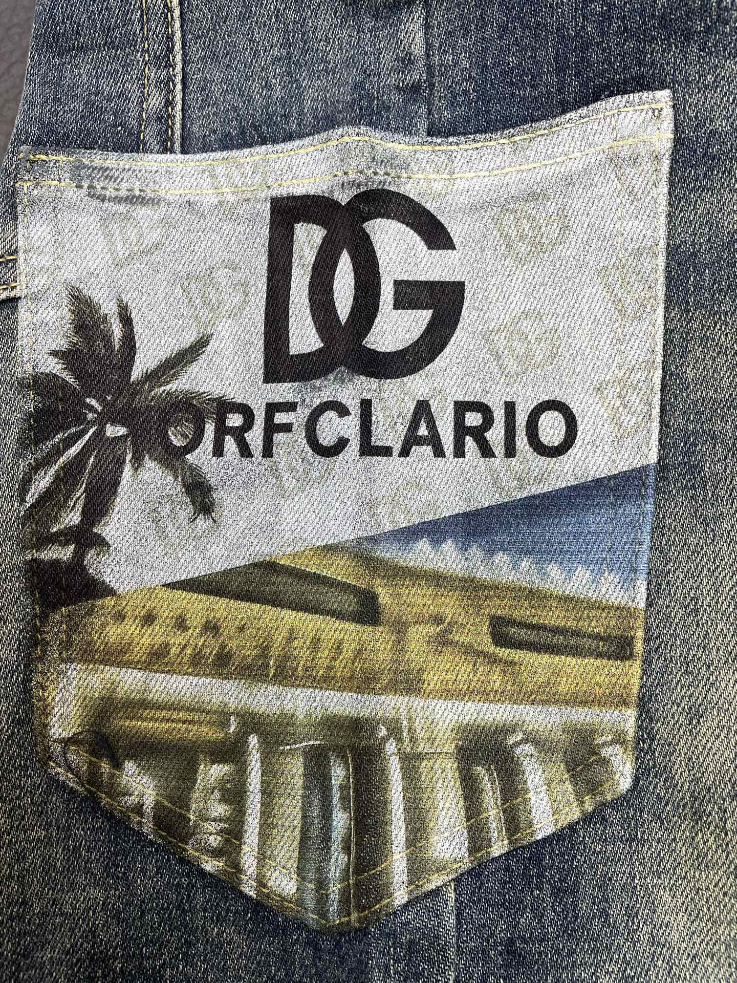 。Dolce&Gabbana杜嘉班纳💥独家专供新款休闲牛仔短裤🩳 高端版本！专柜定制面料 透气舒适度高，