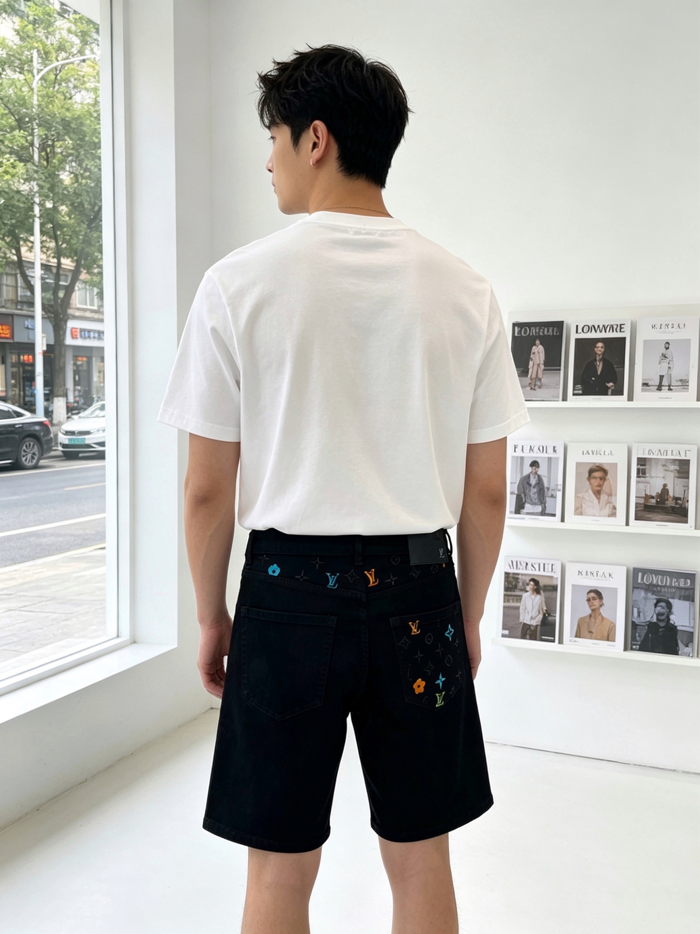 。Louis Vuitton路易威登💥独家专供新款休闲短裤🩳 高端版本！专柜定制面料 透气舒适度高，细节