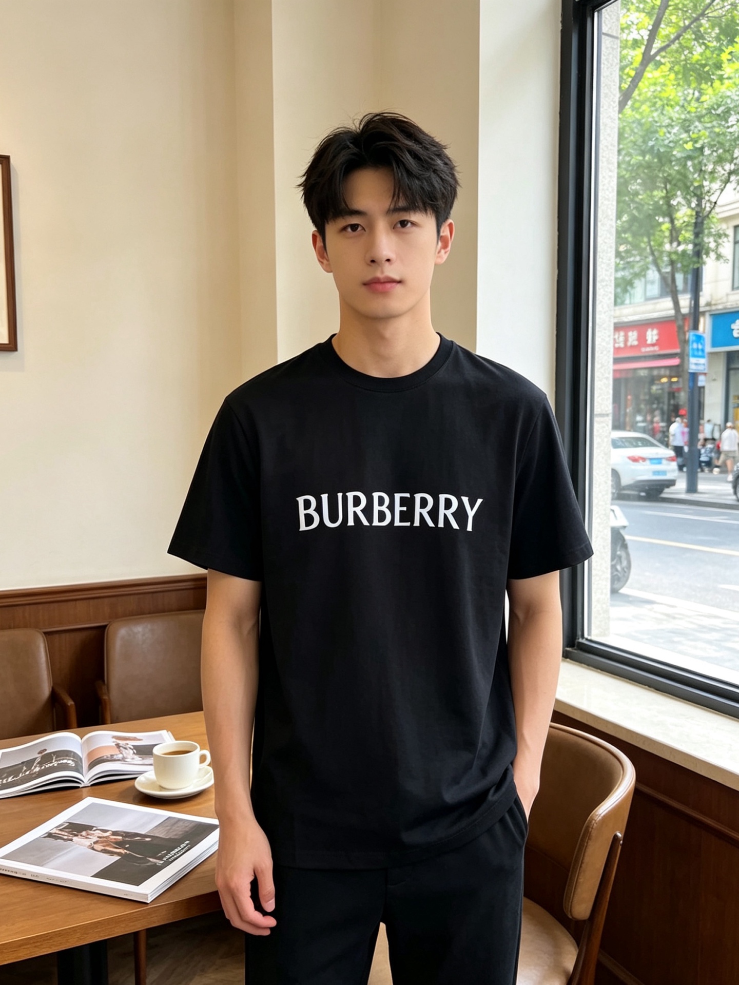 NO:908104,.Burberry's new, original men's casual short-sleeves, high-end customization, high-end version, fashionable and versatile, popular imported fabrics, super soft and delicate to the touch, skin-friendly and comfortable to wear, high-end boutique, exquisite upper body made by the factory, very good, a must-have item for men, complete with three standards, code number 46-54,, burberry, burberry, T-shirt,19860909.Burberry巴宝莉砸锅卖铁都要上的新款新款原单男士休闲短袖 高端定制 高端版本 时尚百搭爆款进口面料 手感超柔软细腻 穿着亲肤舒适 高端精品 代工厂精细做上身非常赞 男士必备单品 三标齐全 码数46-54,,burberry,burberry,T-shirt,,Men's clothing