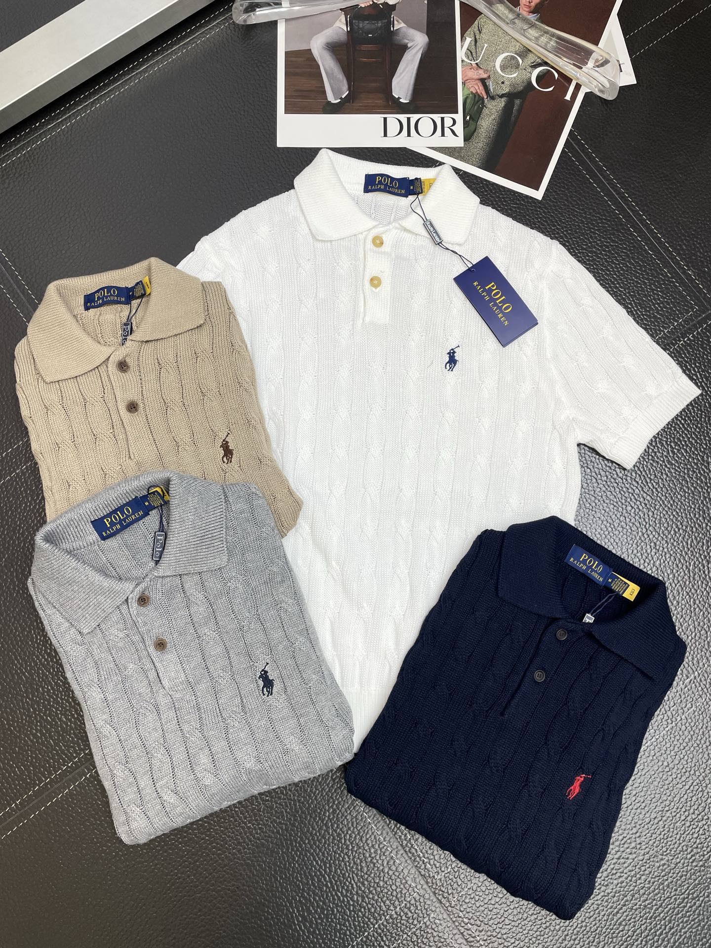 。RaLoro Pianah Lauren拉夫劳伦👚砸锅卖铁都要上的新款👚新款女装休闲针织麻花短袖👚高端