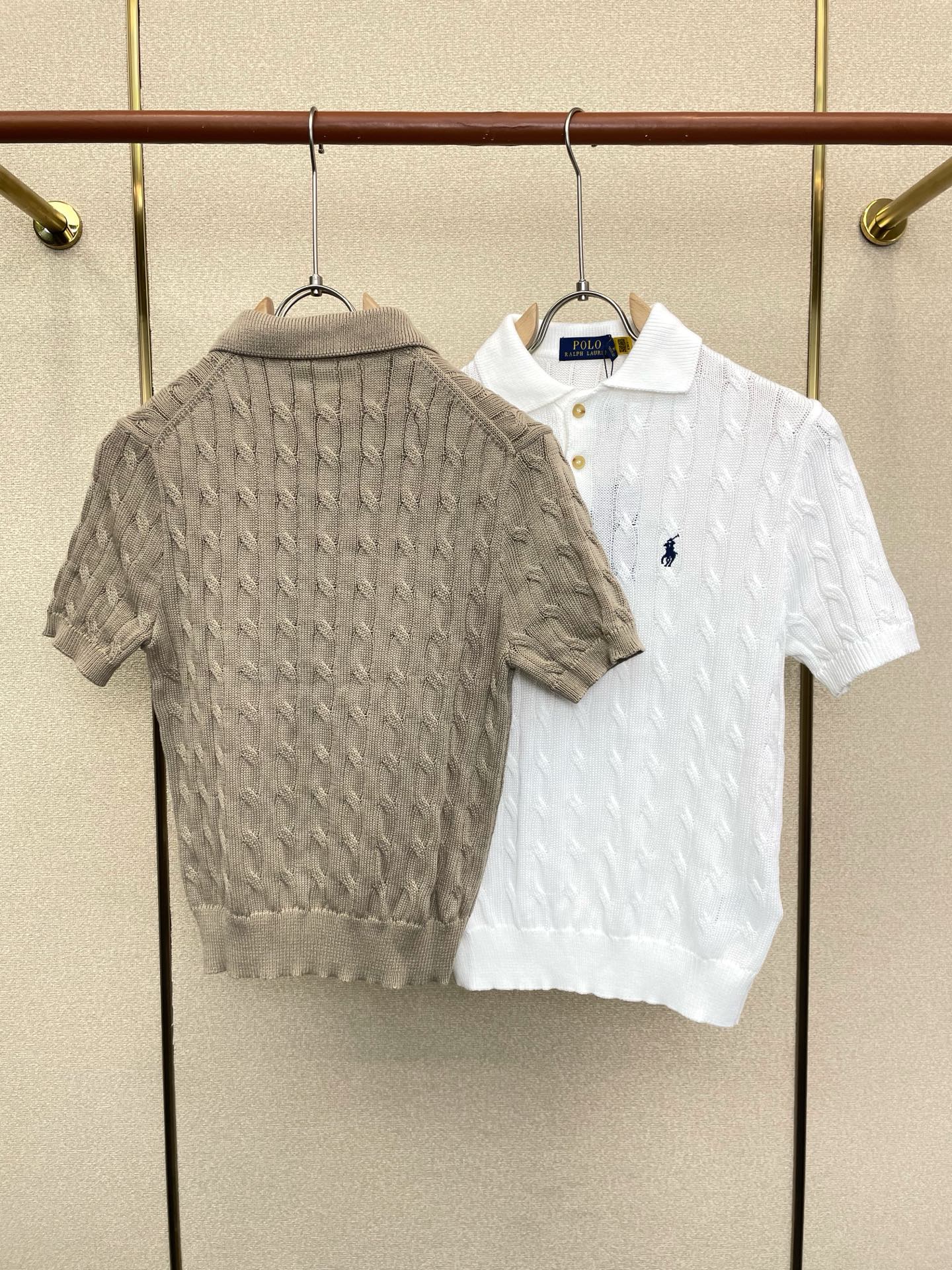 。RaLoro Pianah Lauren拉夫劳伦👚砸锅卖铁都要上的新款👚新款女装休闲针织麻花短袖👚高端