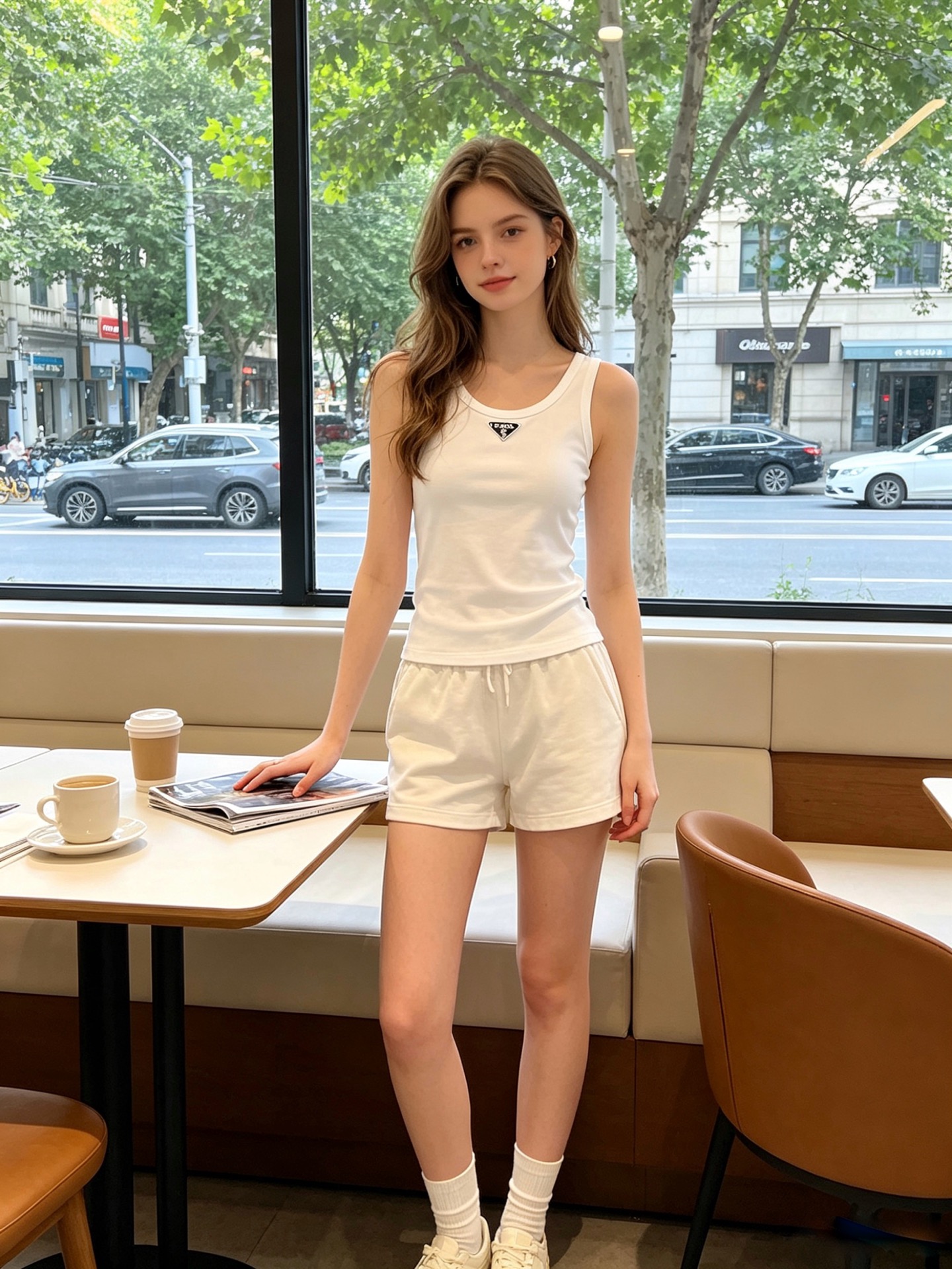 NO:845405,.Prada’s new high-end version of women’s casual vest is a must-have for everyone!  Uniquely designed counter-customized fabrics with high breathability and comfort, impeccable details, brand element design concept, reflecting high quality. It feels delicate and soft!  It presents a casual cut and the upper body shape is awesome!  Code number 38.40.42 new model, prada, prada,19860909.Prada普拉达砸锅卖铁都要上的新款新款女装休闲背心高端版本！独特设计 专柜定制面料 透气舒适度高,细节无可挑剔,品牌元素设计理念,体现高品质.手感细腻柔软！呈现休闲裁剪,上身版型超赞！码数38.40.42砸锅卖铁上新款,,prada,prada,,Men's clothing