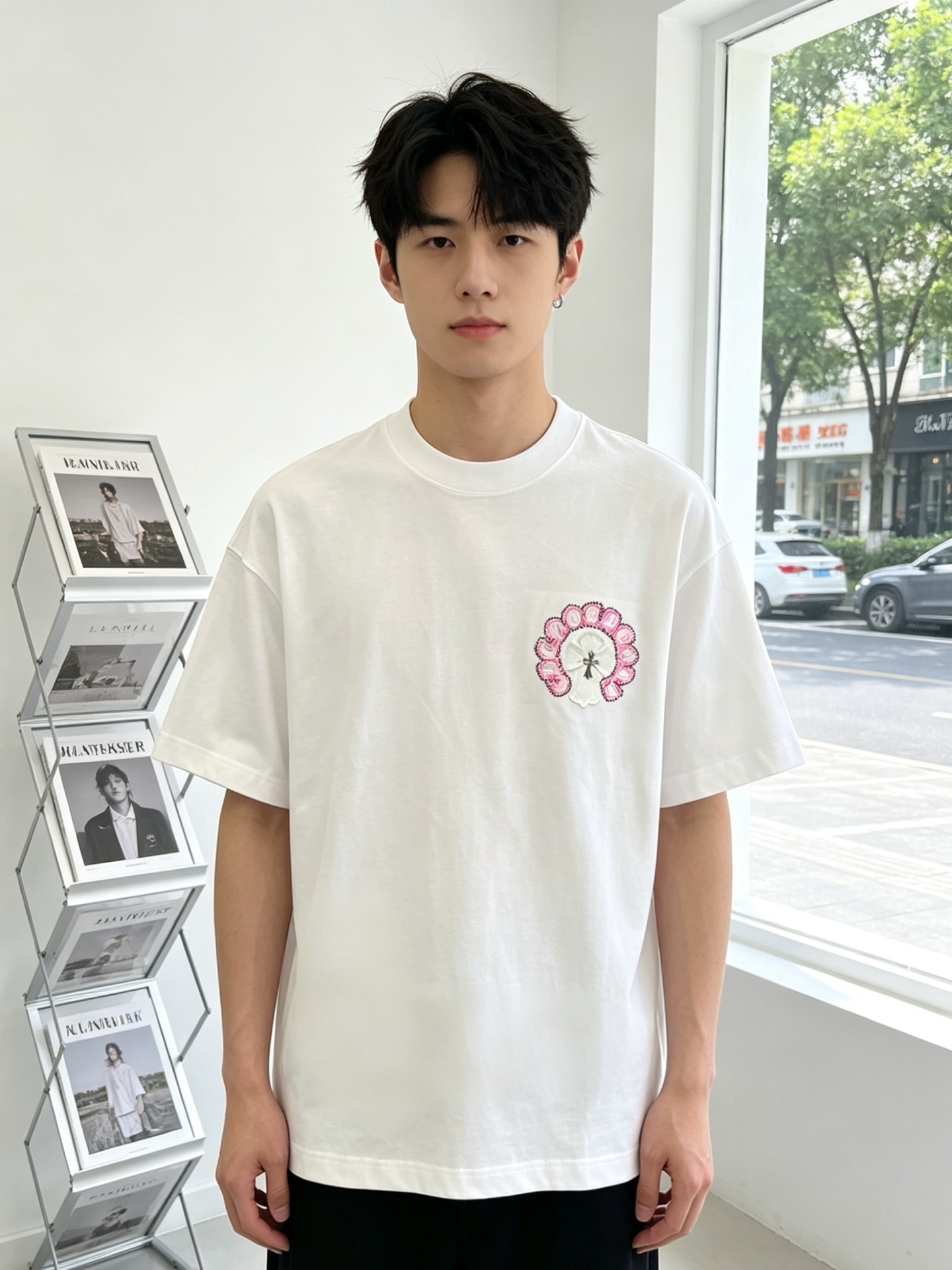 NO:845413,.Chrome hearts Chrome hearts are a must-have new model of men's casual short sleeves. High-end customization. High-end version. Fashionable and versatile imported fabrics. Super soft and delicate feel. Skin-friendly and comfortable to wear. High-end boutique. The upper body is finely made by the factory. A must-have item for men. Complete three standards. Size M-3XL. New model. Chrome hearts, chrome hearts, T-shirt,19860909.Chrome hearts克罗心砸锅卖铁都要上的新款新款原单男士休闲短袖 高端定制 高端版本 时尚百搭爆款进口面料 手感超柔软细腻 穿着亲肤舒适 高端精品 代工厂精细做上身非常赞 男士必备单品 三标齐全 码数M-3XL砸锅卖铁上新款,,chrome hearts,chrome hearts,T-shirt,,Men's clothing