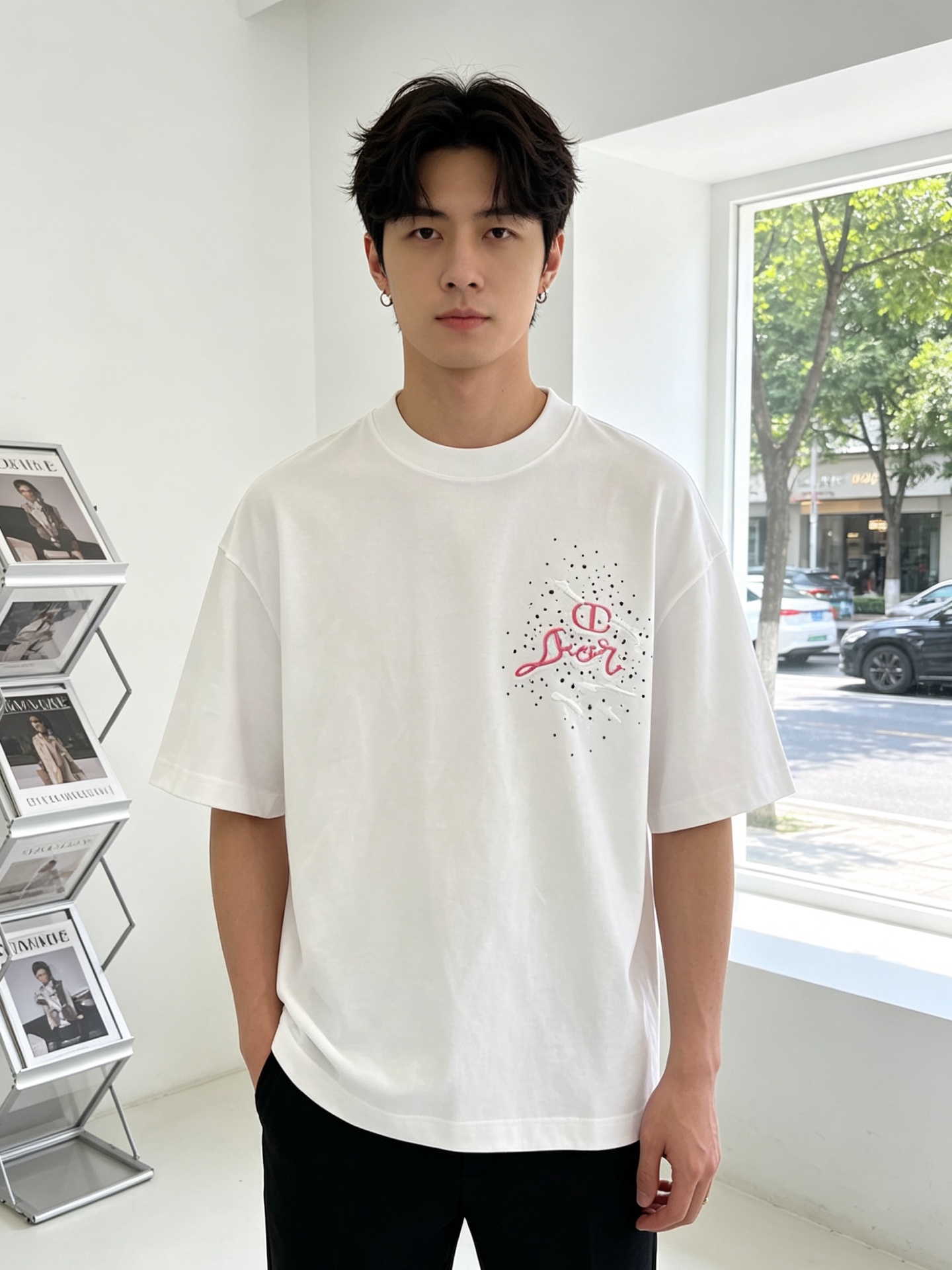 NO:845384,.Dior Dior's new and popular new original men's casual short-sleeved high-end customized high-end version fashionable and versatile imported fabrics feel super soft and delicate, skin-friendly and comfortable to wear, high-end boutique, the factory's exquisite upper body is very good, men's must-have items, complete three standards, size M-3XL, dior, dior, T-shirt,19860909.Dior迪奥砸锅卖铁都要上的新款新款原单男士休闲短袖 高端定制 高端版本 时尚百搭爆款进口面料 手感超柔软细腻 穿着亲肤舒适 高端精品 代工厂精细做上身非常赞 男士必备单品 三标齐全 码数M-3XL砸锅卖铁上新款,,dior,dior,T-shirt,,Men's clothing
