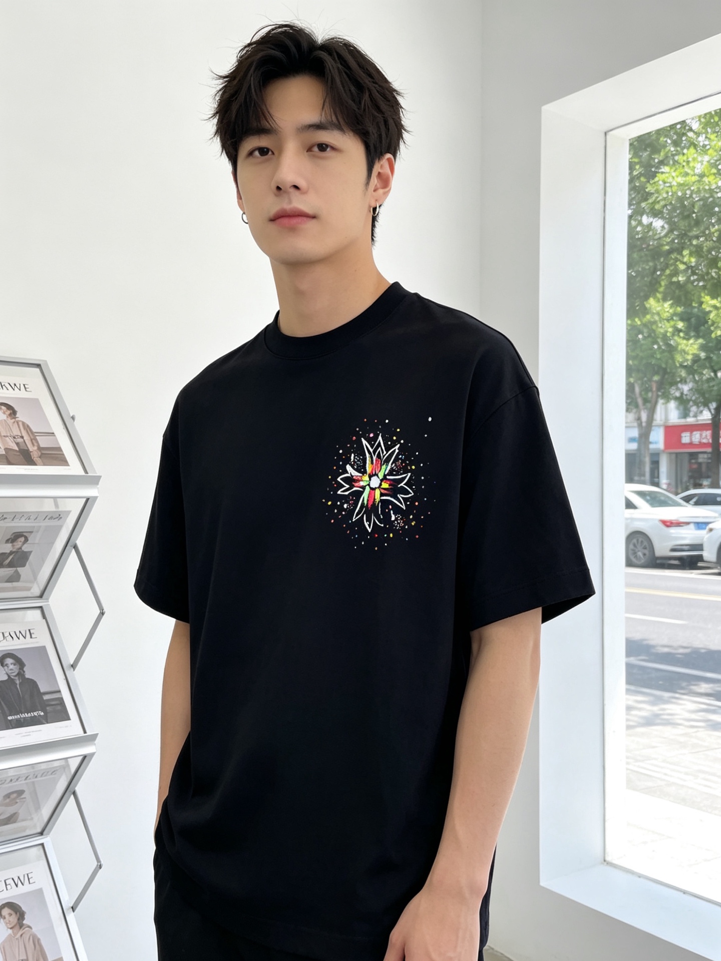 NO:845349,.Chrome hearts Chrome hearts are a must-have new model of men's casual short sleeves. High-end customization. High-end version. Fashionable and versatile imported fabrics. Super soft and delicate feel. Skin-friendly and comfortable to wear. High-end boutique. The upper body is finely made by the factory. A must-have item for men. Complete three standards. Size M-3XL. New model. Chrome hearts, chrome hearts, T-shirt,19860909.Chrome hearts克罗心砸锅卖铁都要上的新款新款原单男士休闲短袖 高端定制 高端版本 时尚百搭爆款进口面料 手感超柔软细腻 穿着亲肤舒适 高端精品 代工厂精细做上身非常赞 男士必备单品 三标齐全 码数M-3XL砸锅卖铁上新款,,chrome hearts,chrome hearts,T-shirt,,Men's clothing