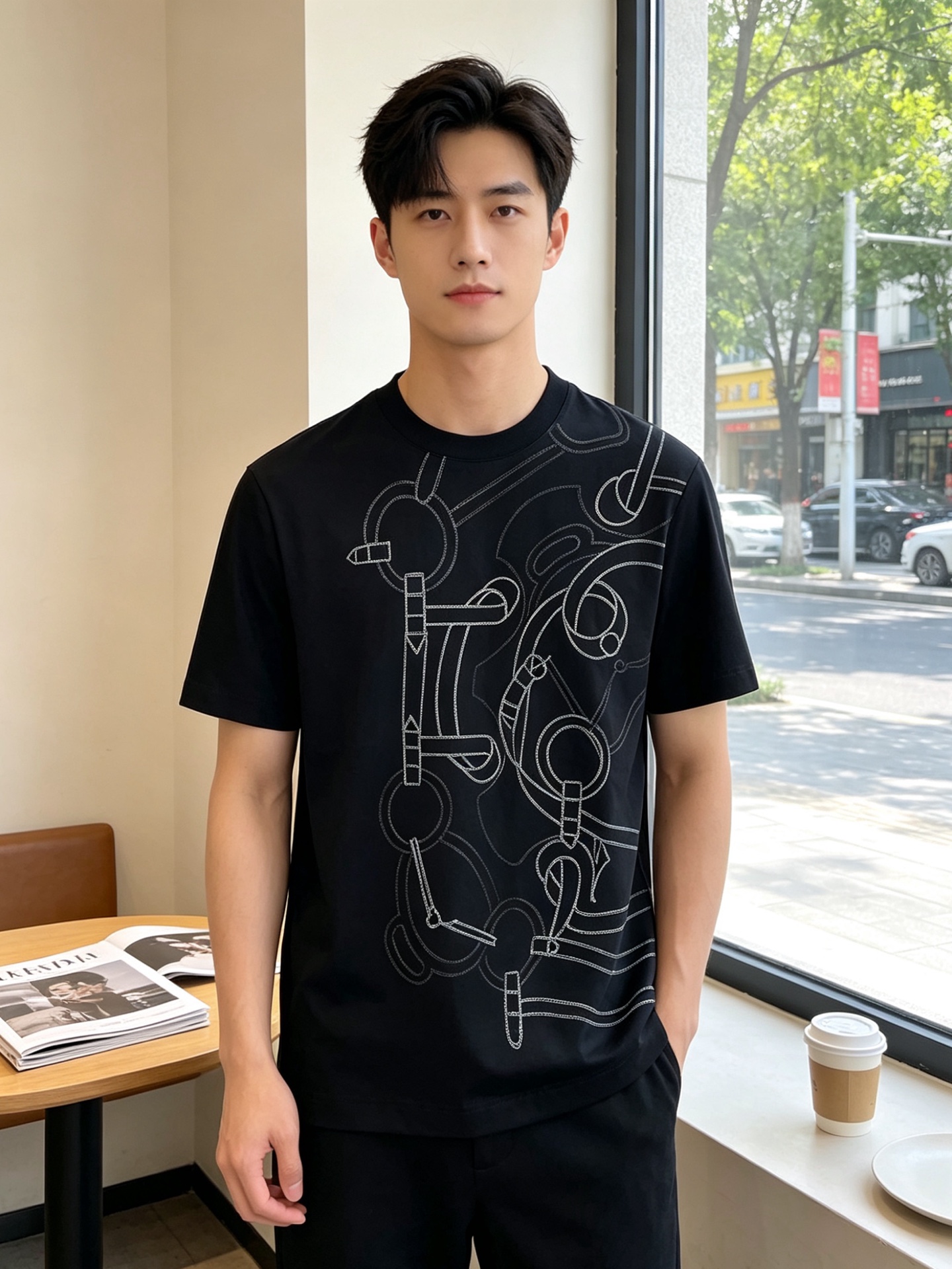 NO:845403,.Hermès Hermès's new and popular men's casual short-sleeved originals. High-end customization. High-end version. Fashionable and versatile imported fabrics. Super soft and delicate feel. Skin-friendly and comfortable to wear. High-end boutique. The upper body made by the factory is very good. Men's must-have items. Complete three standards. Size M-4XL. New trend. Hermes, hermes, T-shirt,19860909.Hermès爱马仕砸锅卖铁都要上的新款新款原单男士休闲短袖 高端定制 高端版本 时尚百搭爆款进口面料 手感超柔软细腻 穿着亲肤舒适 高端精品 代工厂精细做上身非常赞 男士必备单品 三标齐全 码数M-4XL砸锅卖铁上新款,,hermes,hermes,T-shirt,,Men's clothing