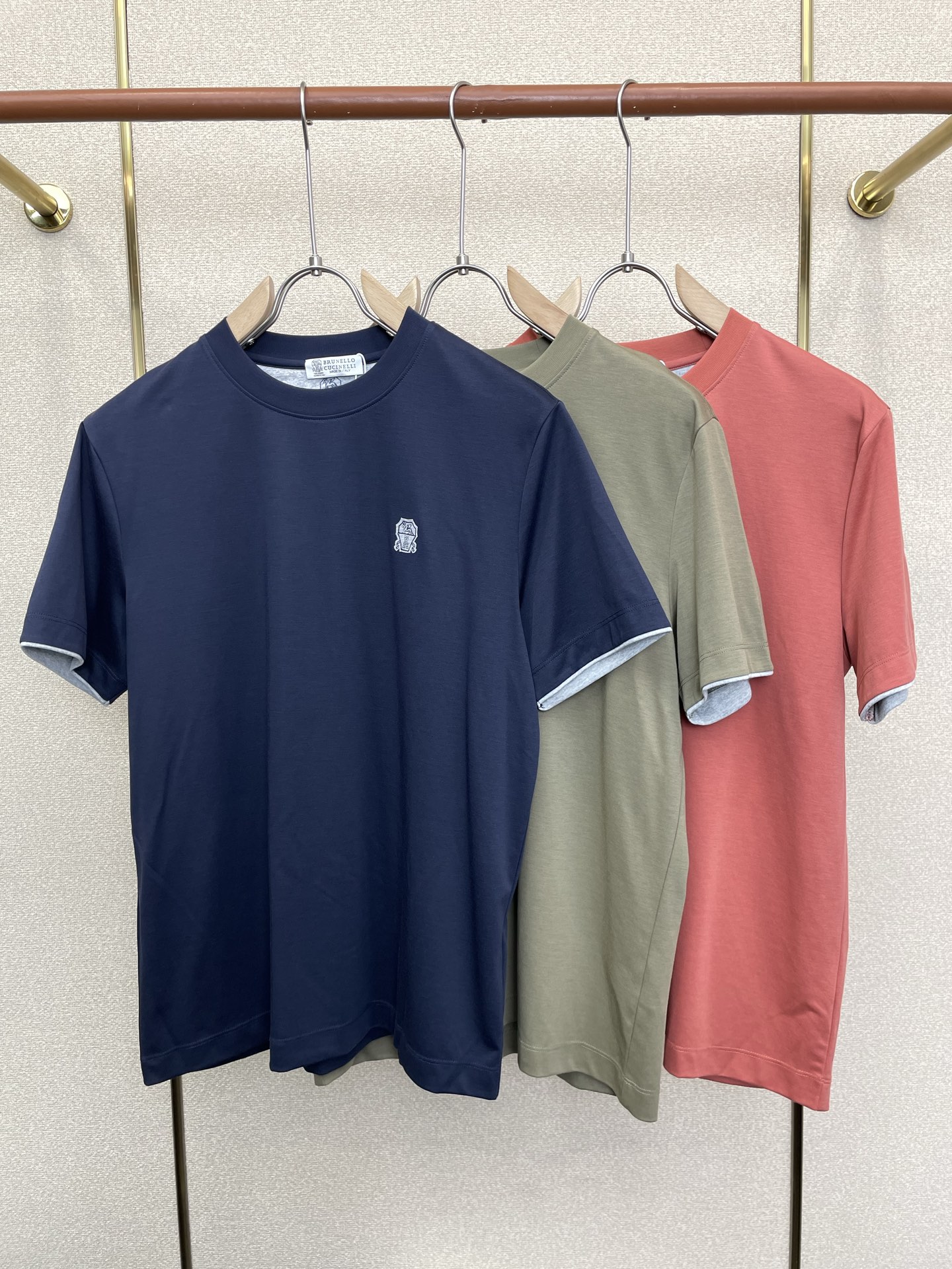 。BC-Brunello Cucinali布鲁内洛·库奇内利💥砸锅卖铁都要上的新款新款原单男士休闲短袖 