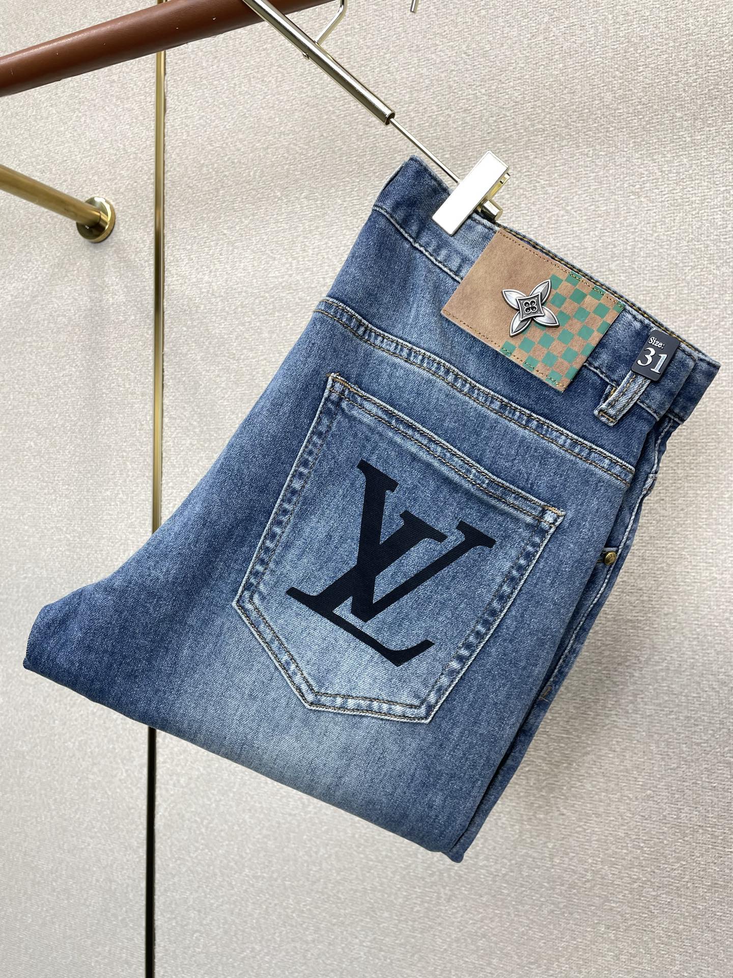 。Louis Vuitton路易威登💥砸锅卖铁都要上的新款新款休闲牛仔裤👖高端版本 专柜定制面料 透气舒