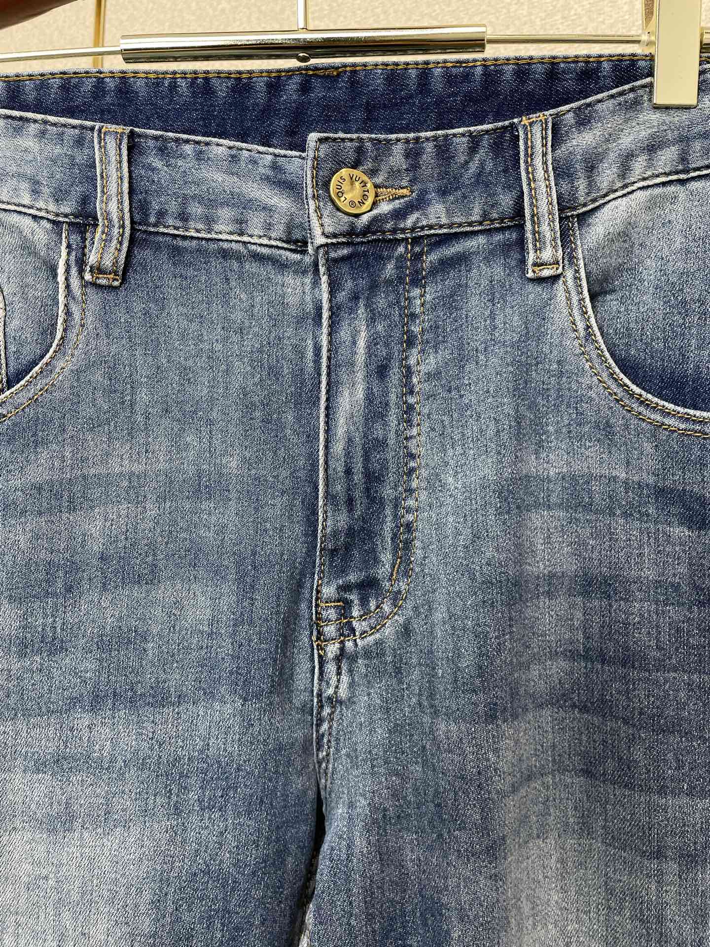 。Louis Vuitton路易威登💥砸锅卖铁都要上的新款新款休闲牛仔裤👖高端版本 专柜定制面料 透气舒