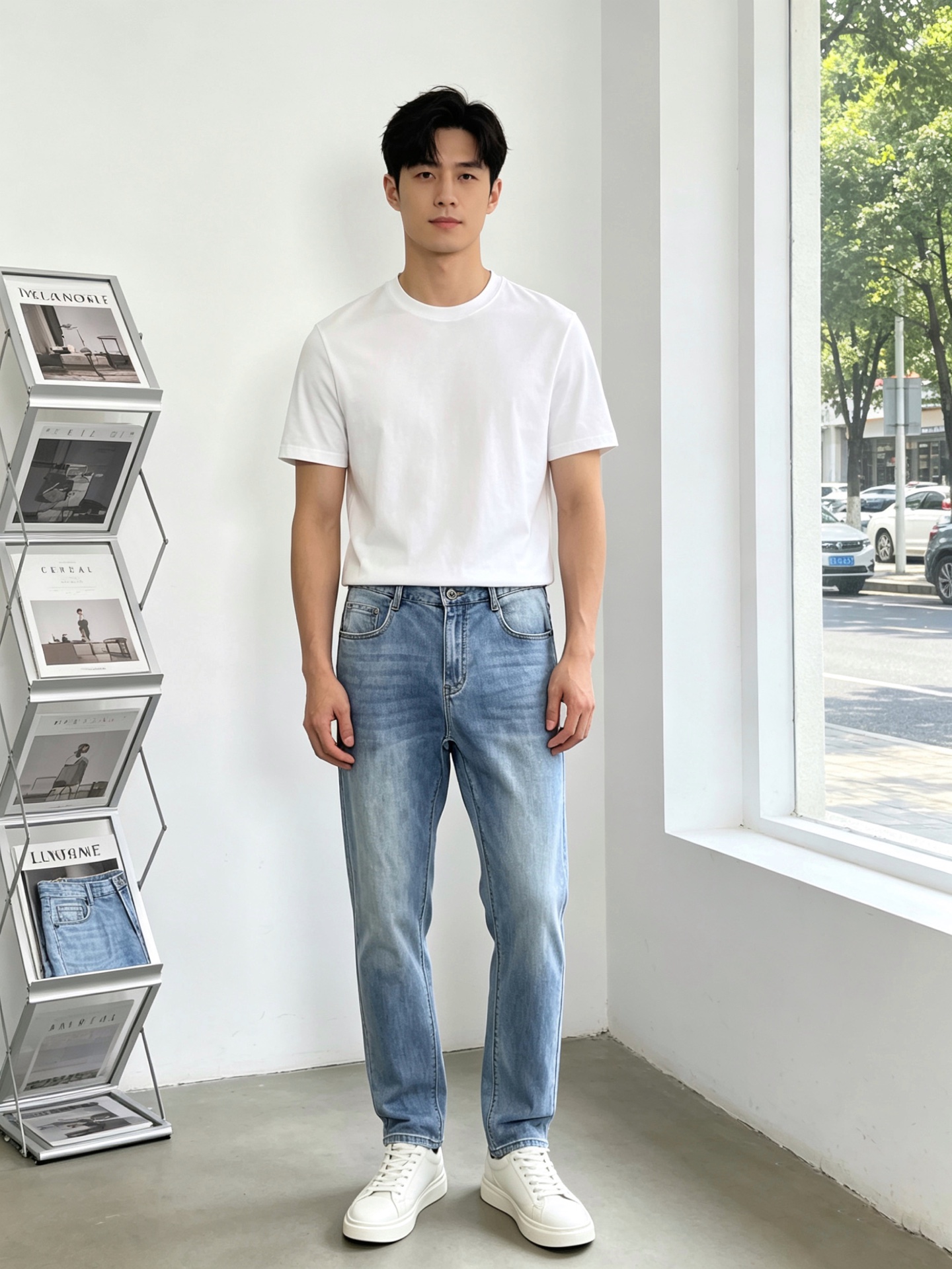 。Prada普拉达💥砸锅卖铁都要上的新款新款休闲牛仔裤👖高端版本 专柜定制面料 透气舒适度高，细节无可挑