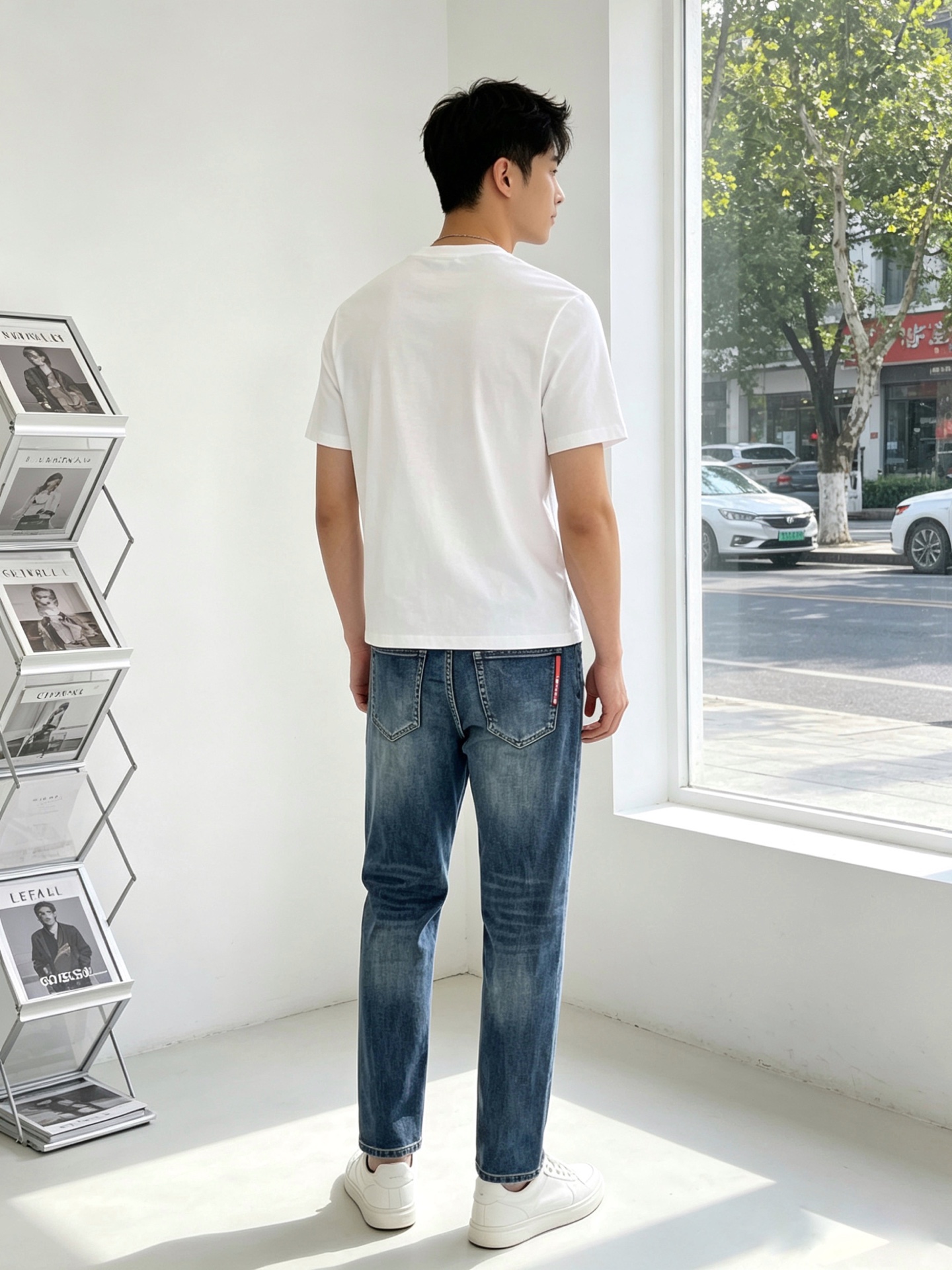 。Prada普拉达💥独家专供新款休闲牛仔裤👖高端版本 专柜定制面料 透气舒适度高，细节无可挑剔，品牌元素