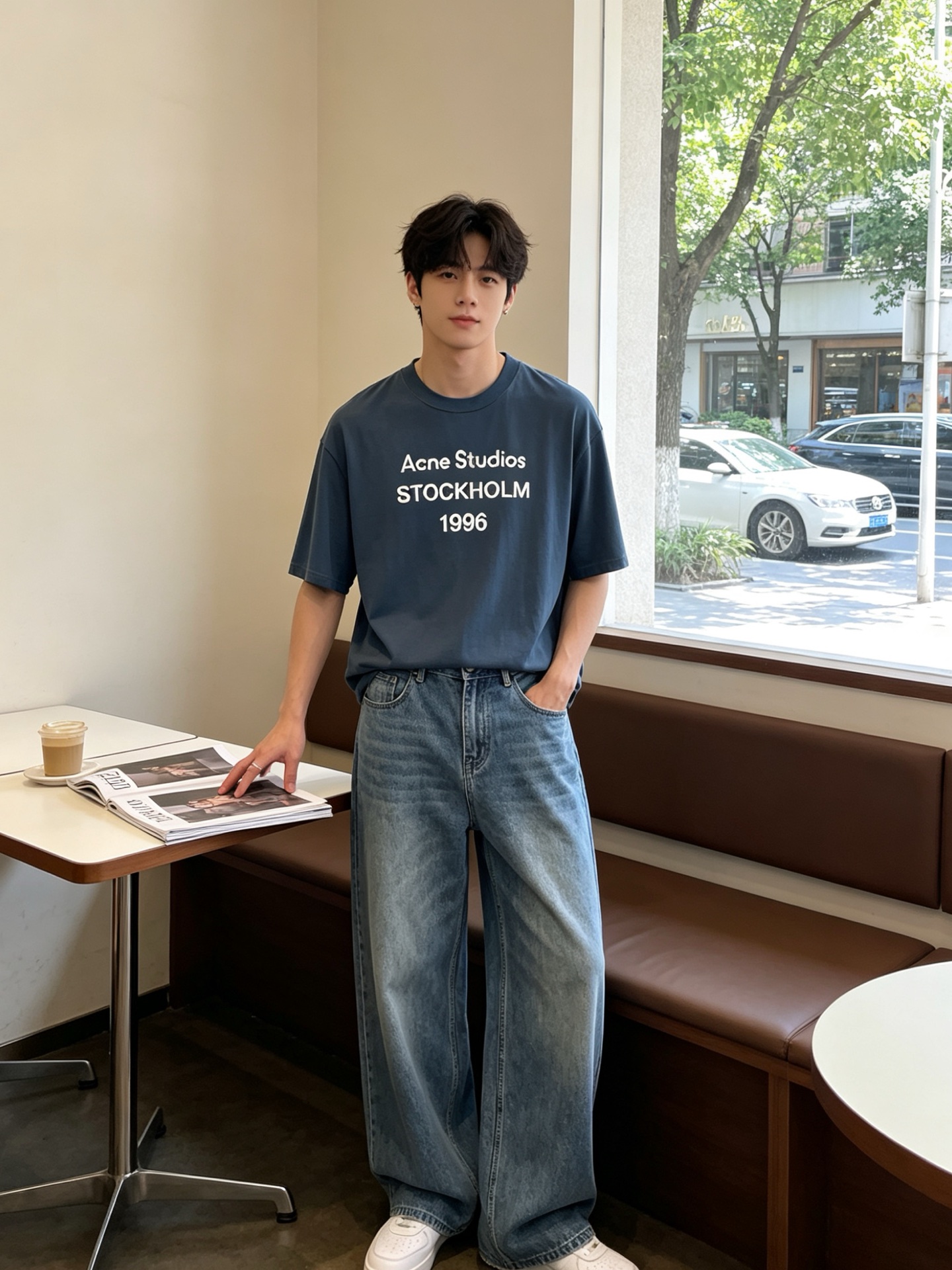 NO:840066,.Acne Studios sells the latest new original men's casual short-sleeves, high-end customization, high-end version, fashionable and versatile imported fabrics, super soft and delicate to the touch, skin-friendly and comfortable to wear, high-end boutique, the upper body is exquisitely made by the OEM, a must-have item for men, complete with three standards, size S-XL,,acne studios, dior, T-shirt,19860909.Acne Studios砸锅卖铁都要上的新款新款原单男士休闲短袖 高端定制 高端版本 时尚百搭爆款进口面料 手感超柔软细腻 穿着亲肤舒适 高端精品 代工厂精细做上身非常赞 男士必备单品 三标齐全 码数S-XL,,acne studios,dior,T-shirt,,Men's clothing