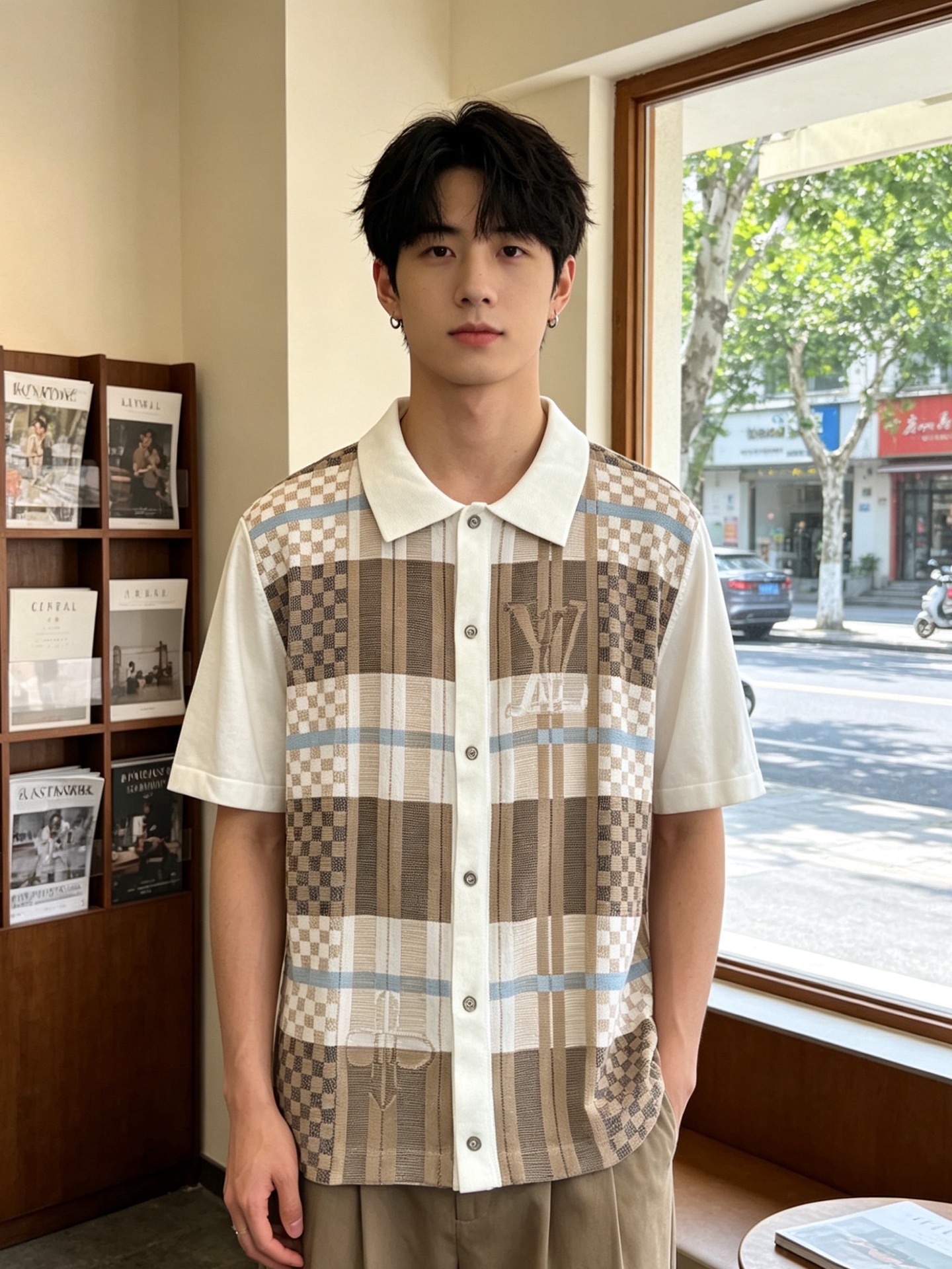 NO:840116,.Louis Vuitton's new and popular original men's casual knitted short-sleeved high-end customized high-end version Fashionable and versatile imported fabrics Super soft and delicate to the touch Skin-friendly and comfortable to wear High-end boutique The upper body made by the factory is very good Men's must-have items Complete with three labels Sizes S-XL, Louis Vuitton, Louis Vuitton, T-shirt,19860909.Louis Vuitton路易威登砸锅卖铁都要上的新款新款原单男士休闲针织短袖 高端定制 高端版本 时尚百搭爆款进口面料 手感超柔软细腻 穿着亲肤舒适 高端精品 代工厂精细做上身非常赞 男士必备单品 三标齐全 码数S-XL,,louis vuitton,louis vuitton,T-shirt,,Men's clothing