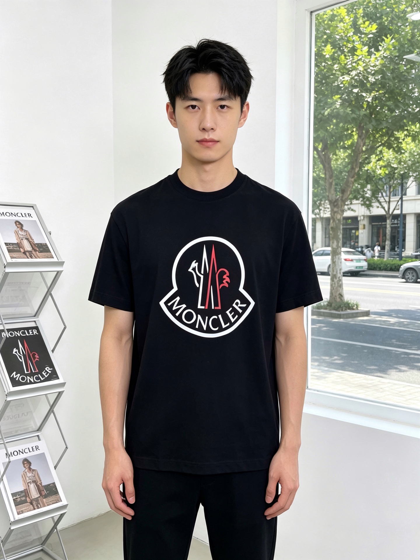 NO:842851,.Moncler's new and original men's casual short-sleeve, high-end customization, high-end version, fashionable and versatile imported fabrics, super soft and delicate to the touch, skin-friendly and comfortable to wear, high-end boutique, the upper body made by the factory is very good, a must-have item for men, complete with three standards, size S-2XL, new style, Moncler, T-shirt,19860909.Moncler蒙口砸锅卖铁都要上的新款新款原单男士休闲短袖 高端定制 高端版本 时尚百搭爆款进口面料 手感超柔软细腻 穿着亲肤舒适 高端精品 代工厂精细做上身非常赞 男士必备单品 三标齐全 码数S-2XL砸锅卖铁上新款,,Moncler,T-shirt,,Men's clothing