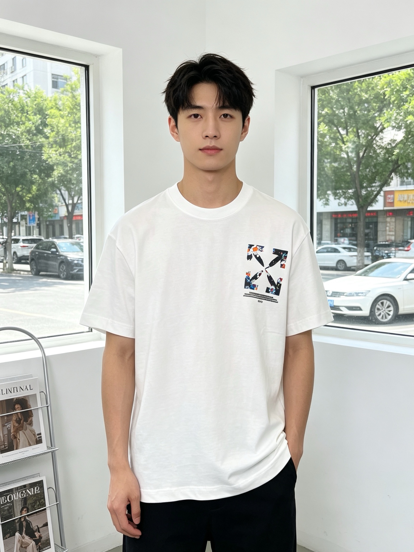NO:840108,.OFF-White is a must-have new model of original men's casual short-sleeves. High-end customization. High-end version. Fashionable and versatile imported fabrics. Super soft and delicate feel. Skin-friendly and comfortable to wear. High-end boutique. The upper body is finely made by the factory. It is a must-have item for men. Three complete standards. Size S-2XL, off white, T-shirt,19860909.OFF-White砸锅卖铁都要上的新款新款原单男士休闲短袖 高端定制 高端版本 时尚百搭爆款进口面料 手感超柔软细腻 穿着亲肤舒适 高端精品 代工厂精细做上身非常赞 男士必备单品 三标齐全 码数S-2XL,,off white,T-shirt,,Men's clothing