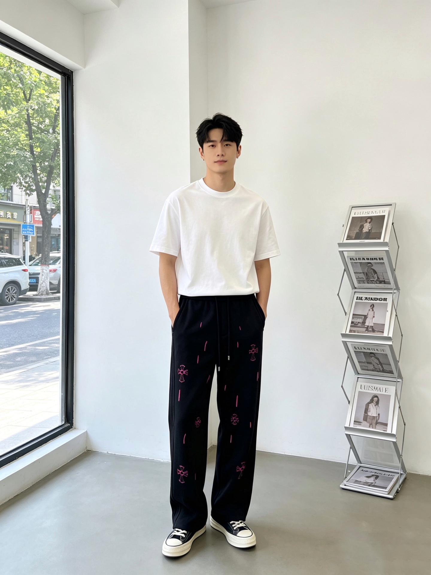 NO:836301,.Chrome hearts Chrome hearts are exclusive to the new high-end version of casual pants!  Custom-made fabrics at the counter are highly breathable and comfortable, with impeccable details and brand element design concepts, reflecting high quality. It feels delicate and soft!  It presents a casual cut and the upper body shape is awesome!  Size: M-3XL,,chrome hearts,chrome hearts,19860909.Chrome hearts克罗心独家专供新款 休闲裤 高端版本！专柜定制面料 透气舒适度高,细节无可挑剔,品牌元素设计理念,体现高品质.手感细腻柔软！呈现休闲裁剪,上身版型超赞！码数: M-3XL,,chrome hearts,chrome hearts,,Men's clothing