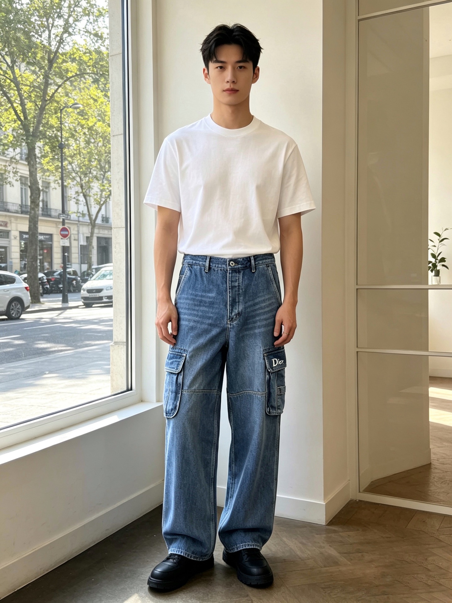 NO:873992,.Dior's new style of denim wide-leg pants is high-end and customized!  Custom-made fabrics at the counter are highly breathable and comfortable, with impeccable details and brand element design concepts, reflecting high quality. It feels delicate and soft!  It presents a casual cut and the upper body shape is awesome!  Code number 46.48.50.52,,dior,dior,19860909.Dior迪奥砸锅卖铁都要上的新款新款牛仔阔腿裤高端定制！专柜定制面料 透气舒适度高,细节无可挑剔,品牌元素设计理念,体现高品质.手感细腻柔软！呈现休闲裁剪,上身版型超赞！码数46.48.50.52,,dior,dior,,Men's clothing