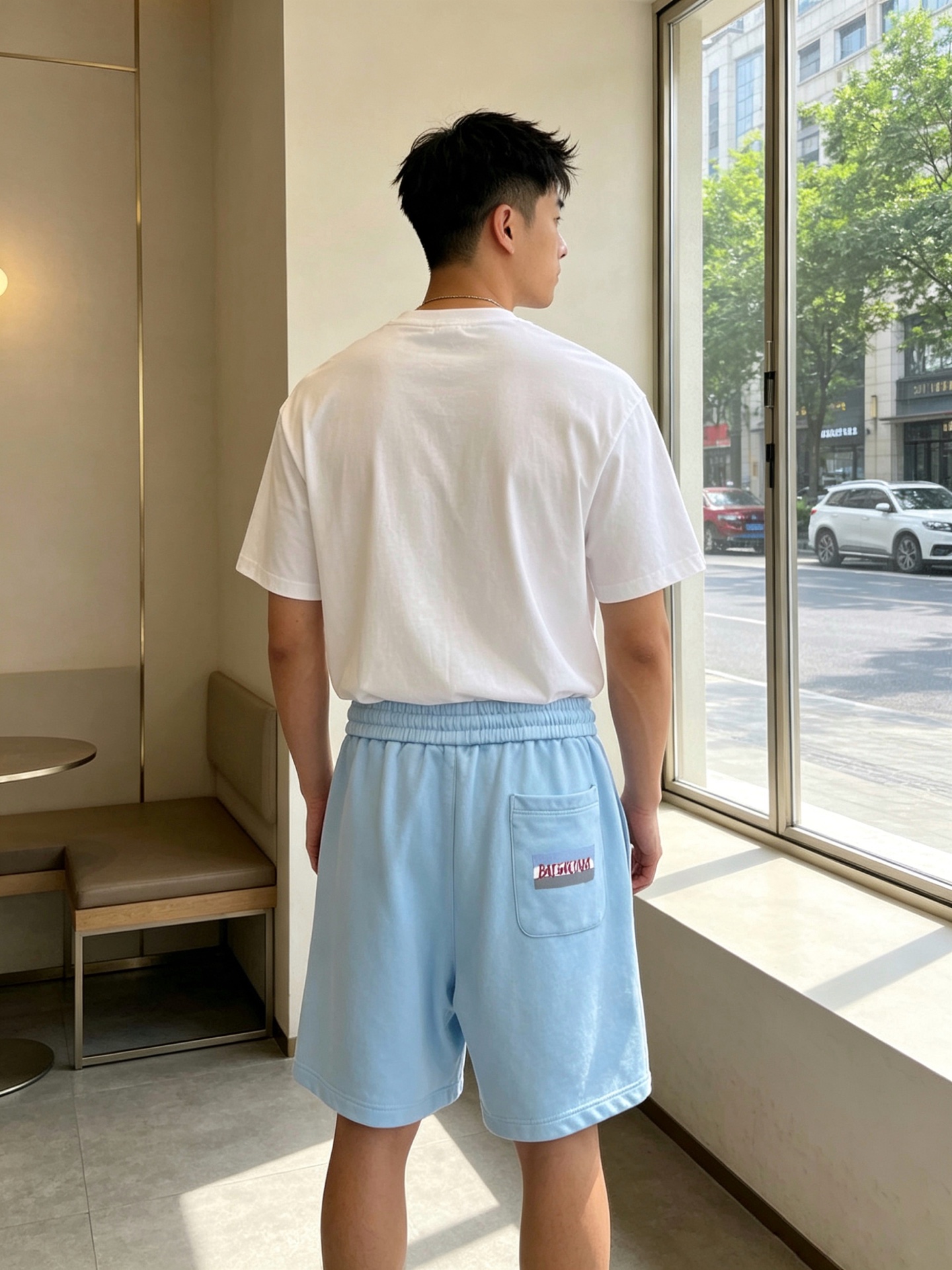 。Balenciaga巴黎世家💥独家专供新款 休闲短裤🩳高端版本！专柜定制面料 透气舒适度高，细节无可挑