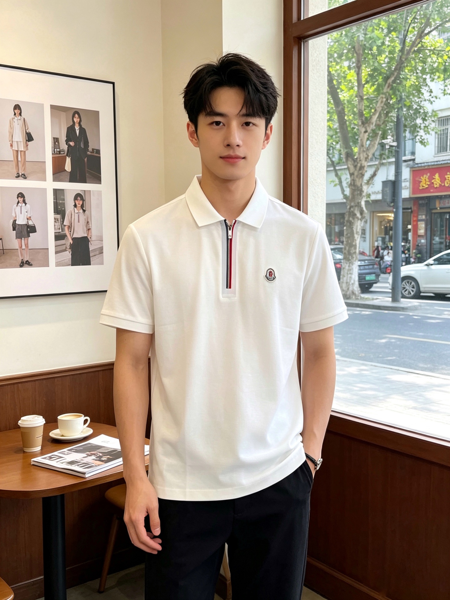 。Moncler蒙口💥独家专供新款原单男士休闲短袖 高端定制 高端版本 时尚百搭爆款⚠️⚠️✨✨进口面料