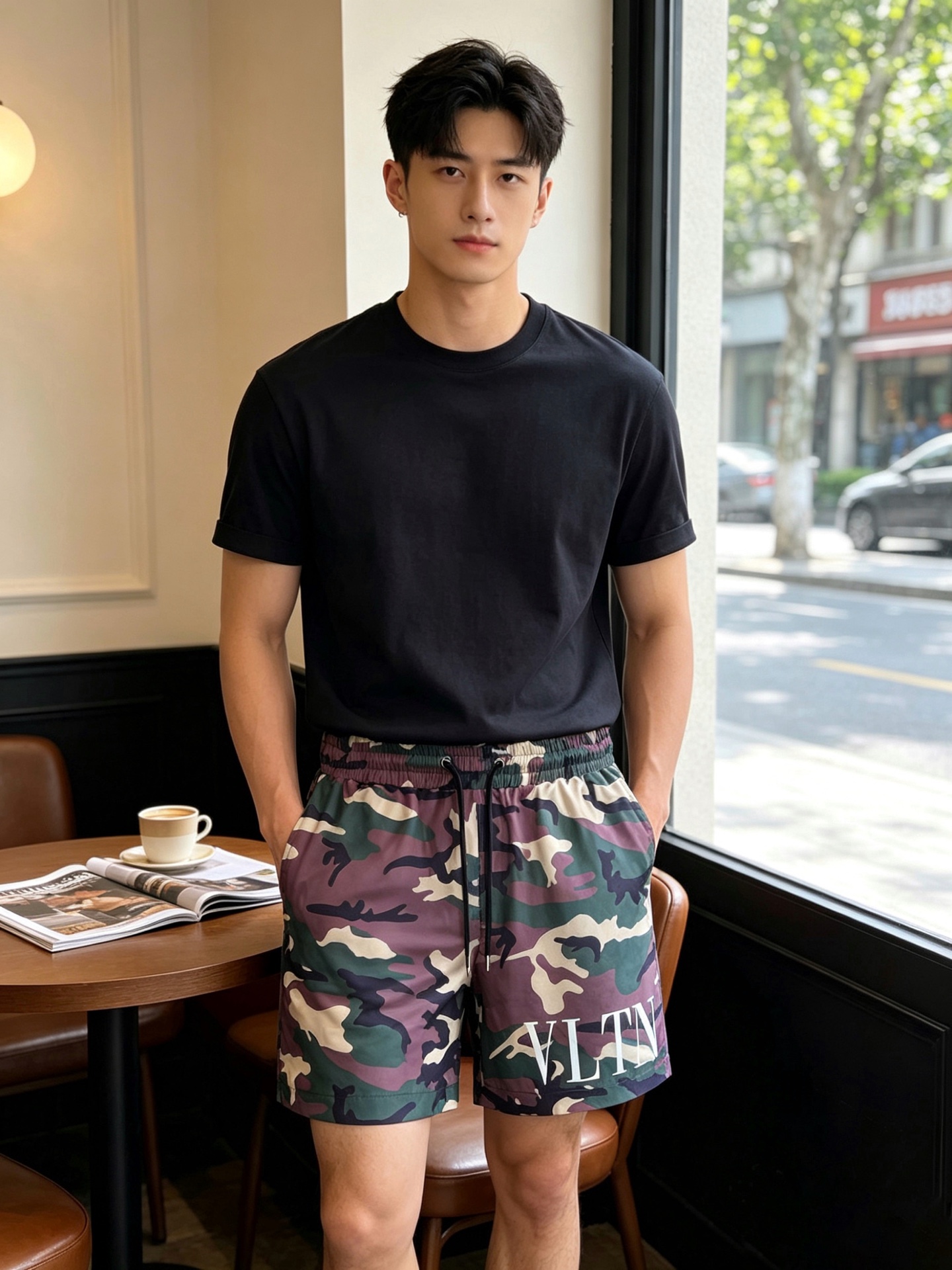 NO:836323,.Valentino exclusively supplies new casual beach shorts, lined shorts, seaside resort mesh double-layer shorts, high-end version, counter-customized fabrics, high breathability and comfort, impeccable details, brand element design concept, reflecting high quality. It feels delicate and soft!  It presents a casual cut and the upper body shape is awesome!  Size M-3XL,,valentino,valentino,shorts,19860909.Valentino华伦天奴独家专供新款休闲沙滩短裤内衬短裤海边度假加网双层短裤 高端版本 专柜定制面料 透气舒适度高,细节无可挑剔,品牌元素设计理念,体现高品质.手感细腻柔软！呈现休闲裁剪,上身版型超赞！码数M-3XL,,valentino,valentino,shorts,,Men's clothing