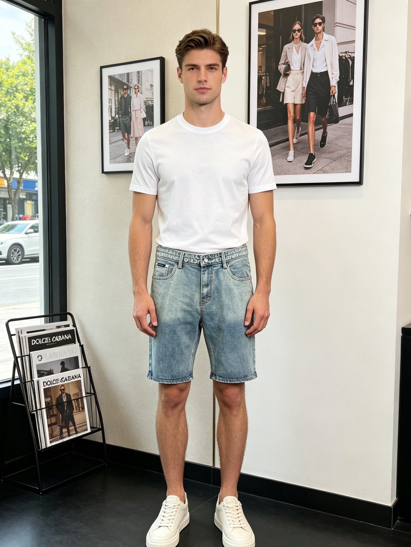 NO:837920,.Dolce&Gabbana exclusive new casual denim shorts high-end version!  Custom-made fabrics at the counter are highly breathable and comfortable, with impeccable details and brand element design concepts, reflecting high quality. It feels delicate and soft!  It presents a casual cut and the upper body shape is awesome!  Size: 29-38,,Dolce&Gabbana,Dolce&Gabbana,shorts,19860909.Dolce&Gabbana杜嘉班纳独家专供新款休闲牛仔短裤 高端版本！专柜定制面料 透气舒适度高,细节无可挑剔,品牌元素设计理念,体现高品质.手感细腻柔软！呈现休闲裁剪,上身版型超赞！码数:29-38,,Dolce&Gabbana,Dolce&Gabbana,shorts,,Men's clothing