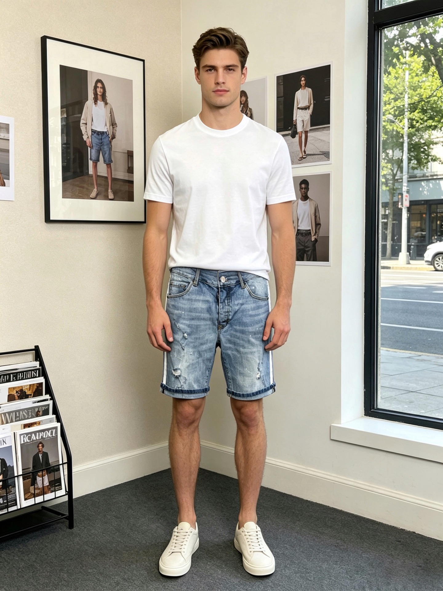 NO:916597,.DSQUARED2 is a new style of casual denim shorts, a high-end version that is worth every effort.  Custom-made fabrics at the counter are highly breathable and comfortable, with impeccable details and brand element design concepts, reflecting high quality. It feels delicate and soft!  It presents a casual cut and the upper body shape is awesome!  Code number: 29-38,,shorts,19860909.DSQUARED2第二次方砸锅卖铁都要上的新款新款休闲牛仔短裤 高端版本！专柜定制面料 透气舒适度高,细节无可挑剔,品牌元素设计理念,体现高品质.手感细腻柔软！呈现休闲裁剪,上身版型超赞！码数:29-38,,shorts,,Men's clothing