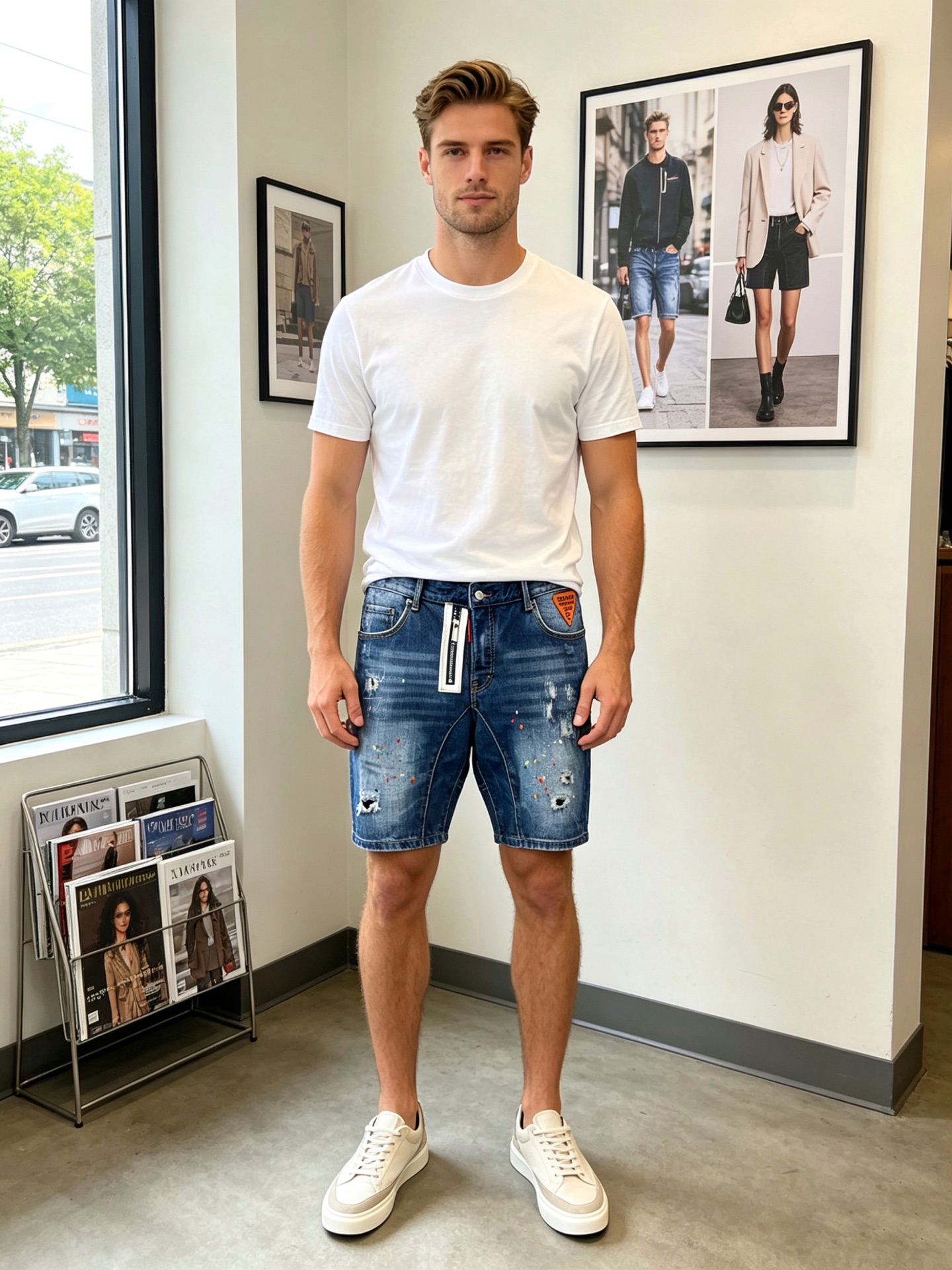 NO:837924,.DSQUARED2 is the exclusive high-end version of new casual denim shorts!  Custom-made fabrics at the counter are highly breathable and comfortable, with impeccable details and brand element design concepts, reflecting high quality. It feels delicate and soft!  It presents a casual cut and the upper body shape is awesome!  Code number: 29-38,,shorts,19860909.DSQUARED2第二次方独家专供新款休闲牛仔短裤 高端版本！专柜定制面料 透气舒适度高,细节无可挑剔,品牌元素设计理念,体现高品质.手感细腻柔软！呈现休闲裁剪,上身版型超赞！码数:29-38,,shorts,,Men's clothing
