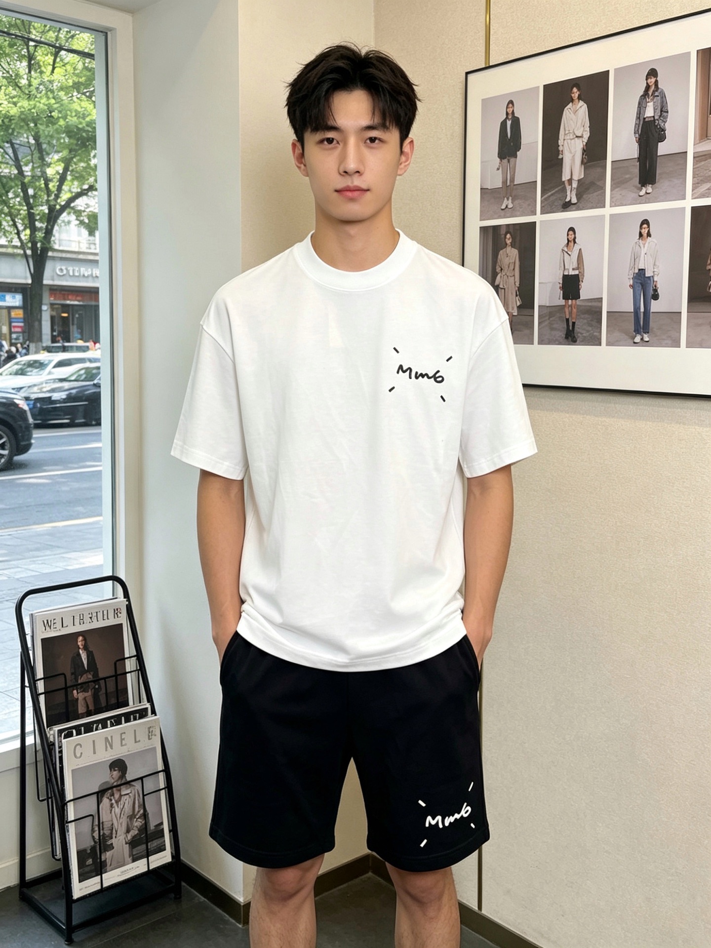 NO:845450,Short-sleeved, short-shorts P.Masion Margiela is the new and same style of clothes that must be sold at any time. They are breathable, comfortable and casual!  Full of high-end feel!  The details are exquisite and high-end, and the workmanship is impeccable!  The original high-end fabric is very high-end!  The fabric is soft, delicate and comfortable, moisture-absorbent, quick-drying and breathable, neat and stylish. Short sleeves M-3XL, shorts M-4XL, the latest model, masion margiela, shorts, T-shirt,19860909短袖、短裤P.Masion Margiela梅森马吉拉砸锅卖铁都要上的新款新款专柜同款衣服,透气舒适休闲！高级感满满！细节精致高档,做工无可挑剔！原版高端面料很显高级！面料柔软细腻舒适 吸湿速干透气,利落有型. 短袖M-3XL 短裤M-4XL砸锅卖铁上新款,,masion margiela,shorts,T-shirt,,Men's clothing