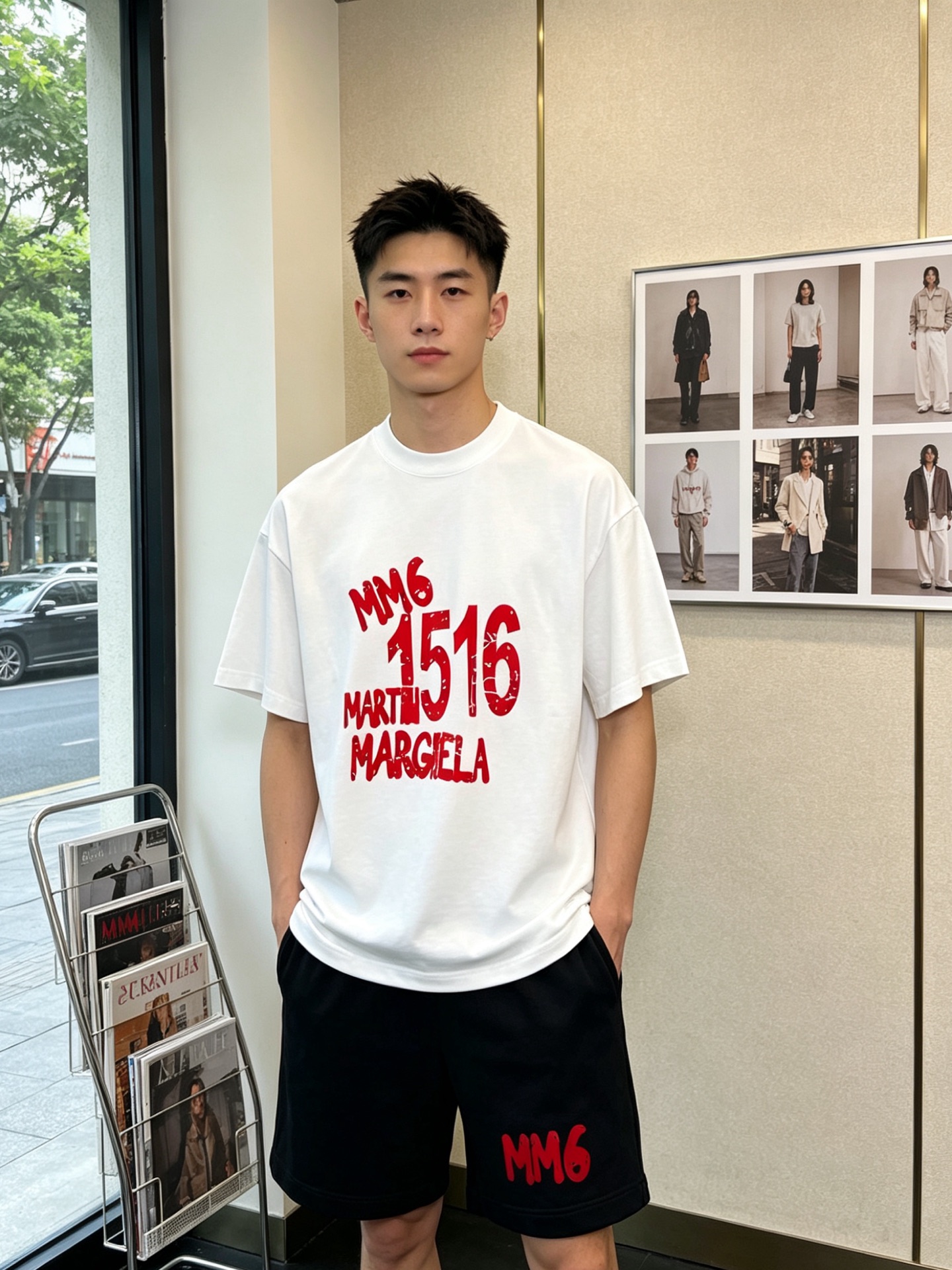 NO:916618,Short-sleeved, short-shorts P.Masion Margiela is the new and same style of clothes that must be sold at any time. They are breathable, comfortable and casual!  Full of high-end feel!  The details are exquisite and high-end, and the workmanship is impeccable!  The original high-end fabric is very high-end!  The fabric is soft, delicate and comfortable, moisture-absorbent, quick-drying and breathable, neat and stylish. Short sleeves M-3XL, shorts M-4XL, masion margiela, shorts, T-shirt,19860909短袖、短裤P.Masion Margiela梅森马吉拉砸锅卖铁都要上的新款新款专柜同款衣服,透气舒适休闲！高级感满满！细节精致高档,做工无可挑剔！原版高端面料很显高级！面料柔软细腻舒适 吸湿速干透气,利落有型. 短袖M-3XL 短裤M-4XL,,masion margiela,shorts,T-shirt,,Men's clothing