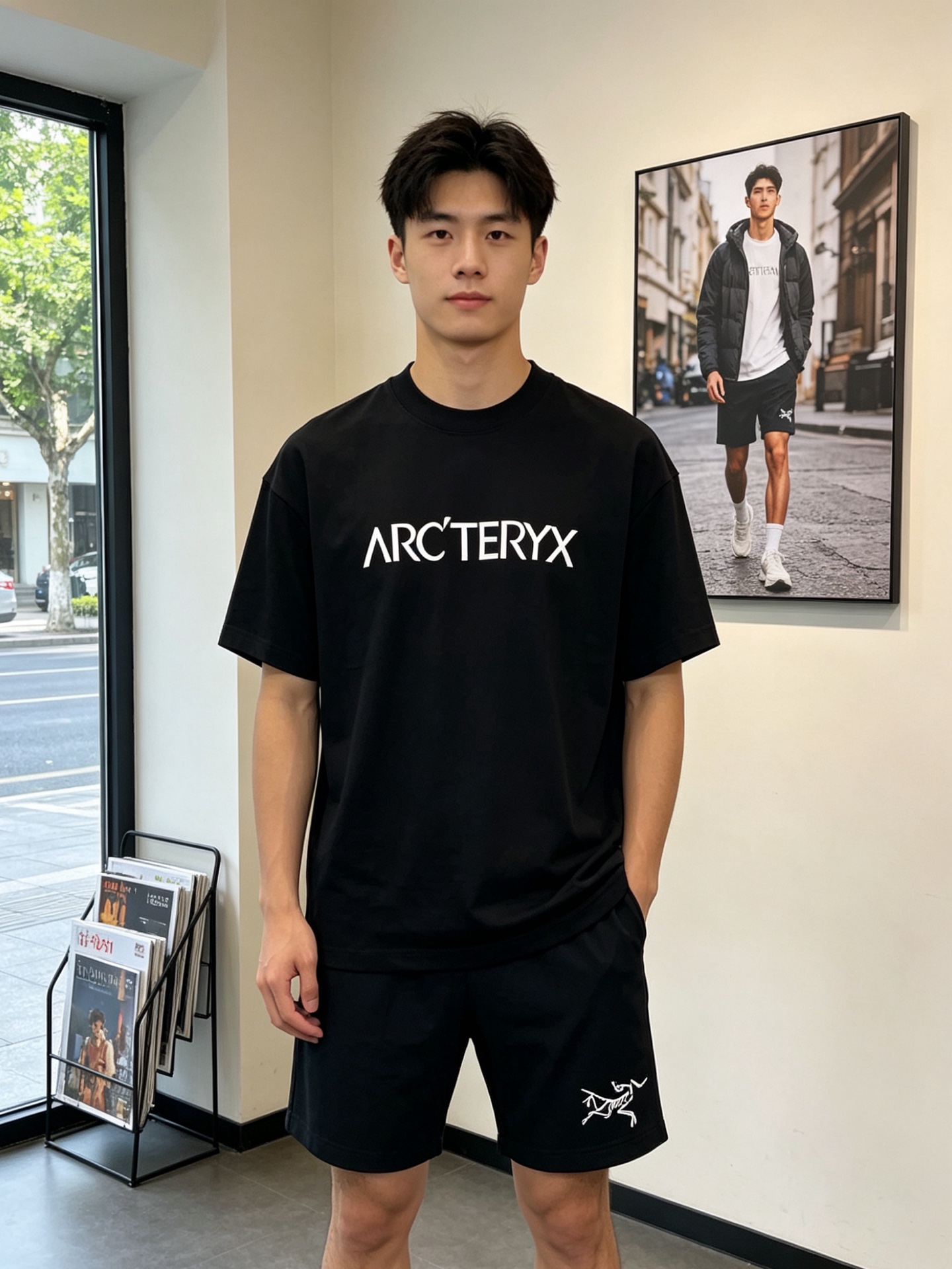NO:916619,Short-sleeved and short-sleeved clothes from P.Arc’teryx are the same style that you must buy at any store. They are breathable, comfortable and casual!  Full of high-end feel!  The details are exquisite and high-end, and the workmanship is impeccable!  The original high-end fabric is very high-end!  The fabric is soft, delicate and comfortable, moisture-absorbent, quick-drying, breathable, neat and stylish. Short sleeves M-3XL, shorts M-4XL, arc'teryx, shorts, T-shirt,19860909短袖、短裤P.Arc’teryx始祖鸟砸锅卖铁都要上的新款新款专柜同款衣服,透气舒适休闲！高级感满满！细节精致高档,做工无可挑剔！原版高端面料很显高级！面料柔软细腻舒适 吸湿速干透气,利落有型. 短袖M-3XL 短裤M-4XL,arc'teryx,shorts,T-shirt,,Men's clothing